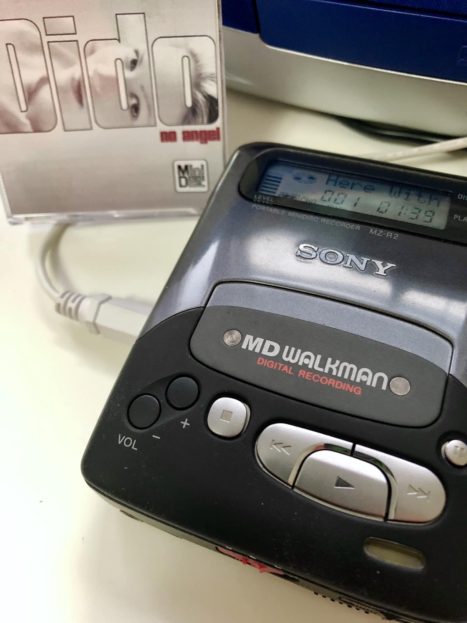 My Sony MZ-R2 MiniDisc player.