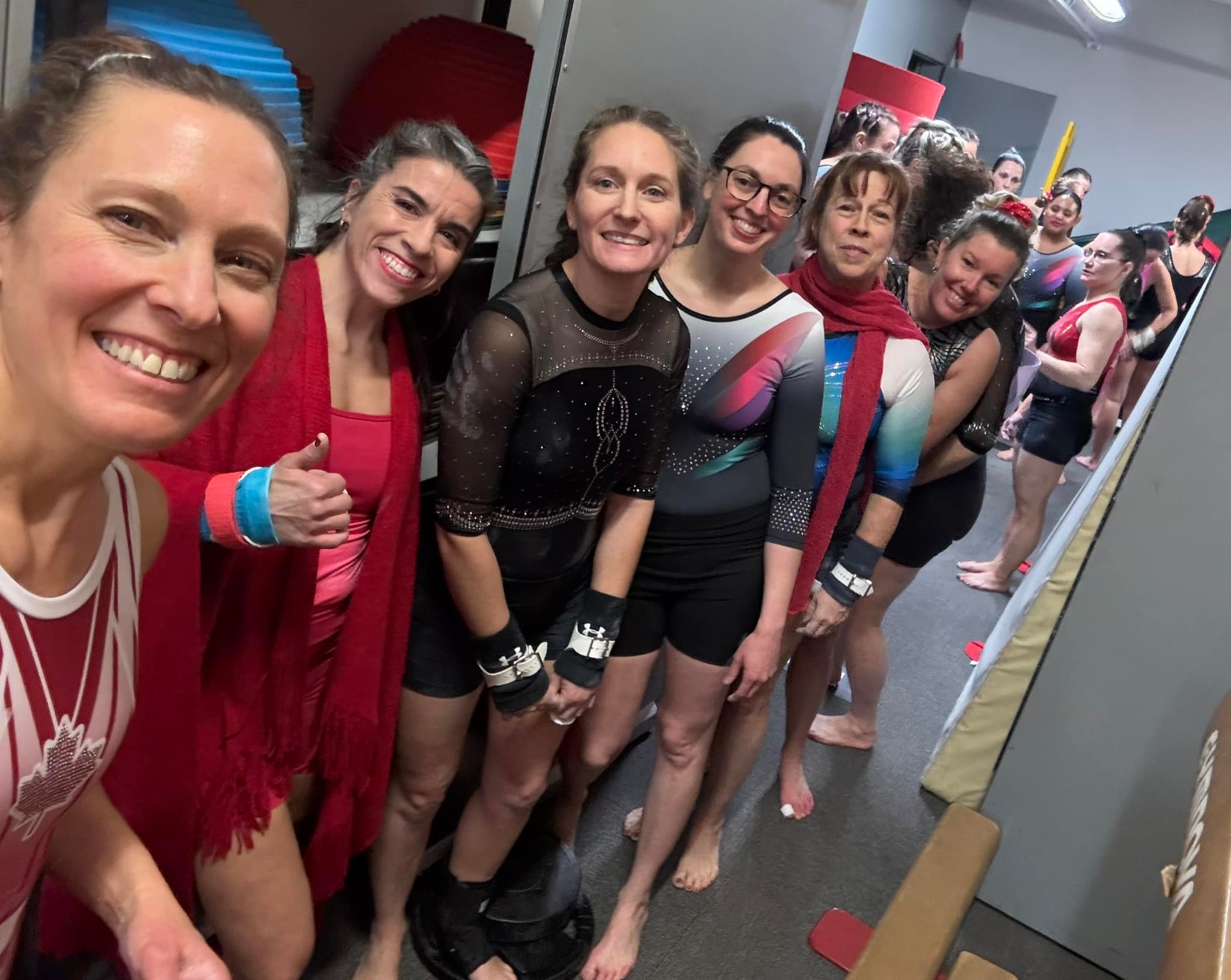 Acrofit acrobatics event for masters athletes