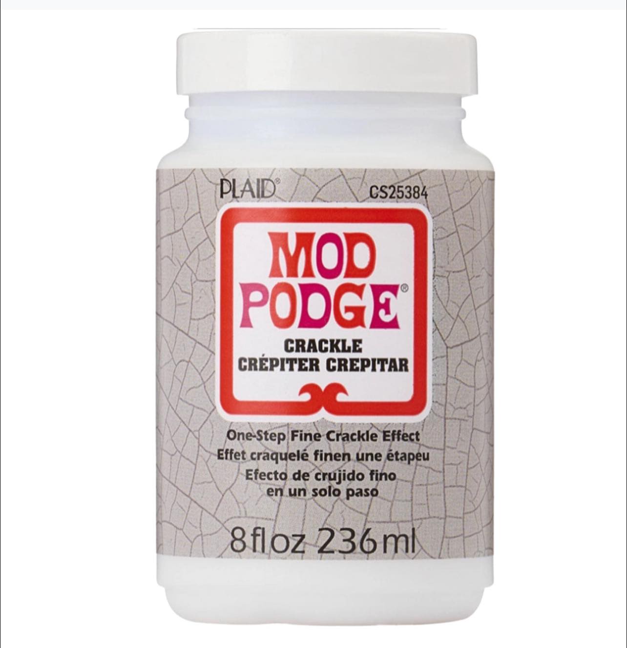 Mod Podge Mega Glitter 236ml - Paillettes Holographiques Pour Déco Créative | Colle 3-en-1 Brillante
