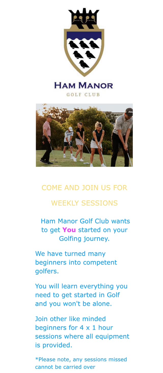 Worthing Community 🇬🇧 | Beginners Golf Group Lessons | Facebook