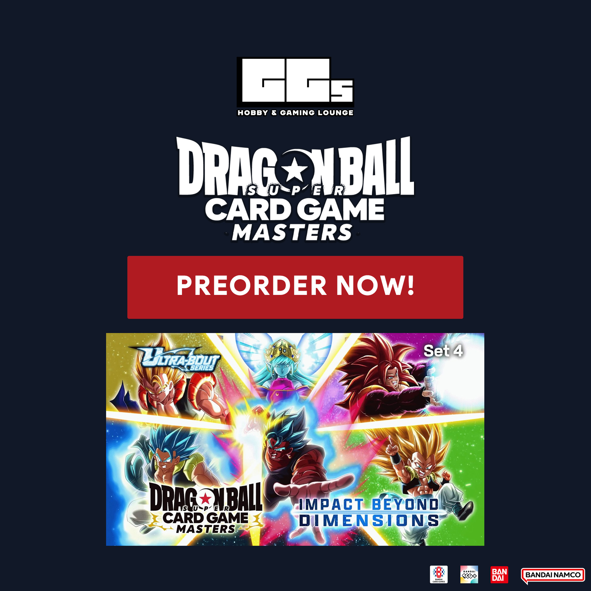Preorder Dragon Ball Super Card Game Masters Ultra Bout #6