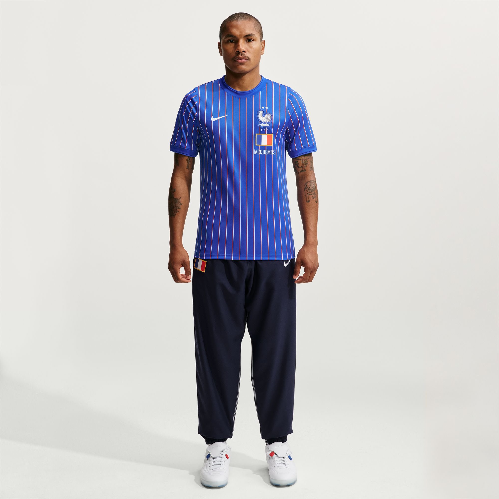 🇫🇷⚽ Where football meets fashion. The France x Jacquemus jersey
