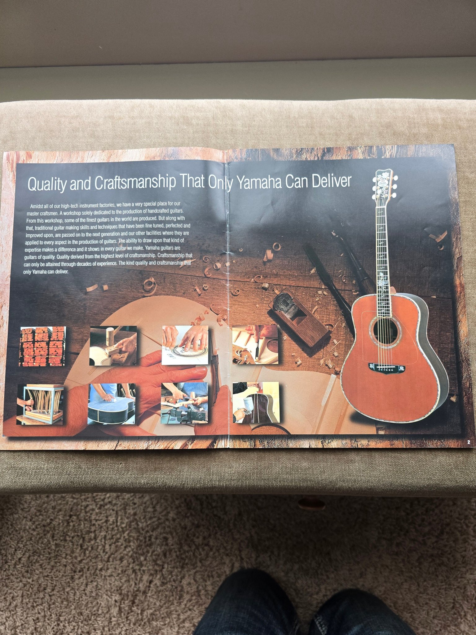 Vintage Yamaha FG 400 brochure from 1991