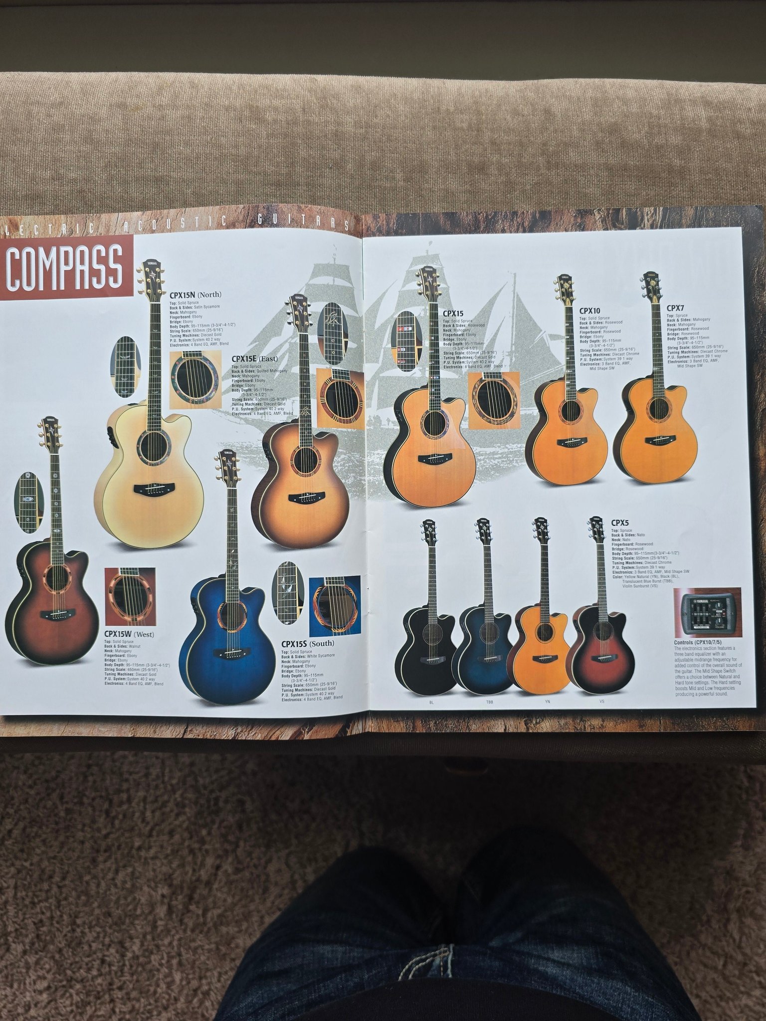 Vintage Yamaha FG 400 brochure from 1991