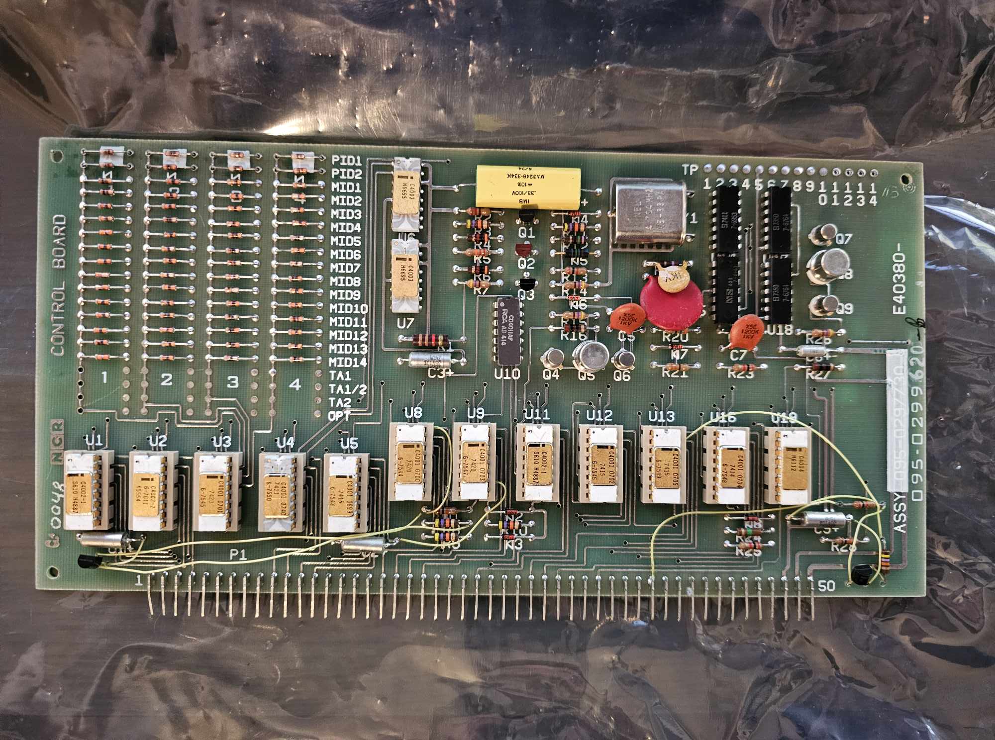 What are the origins of these rare NCR boards with Intel MCS-4