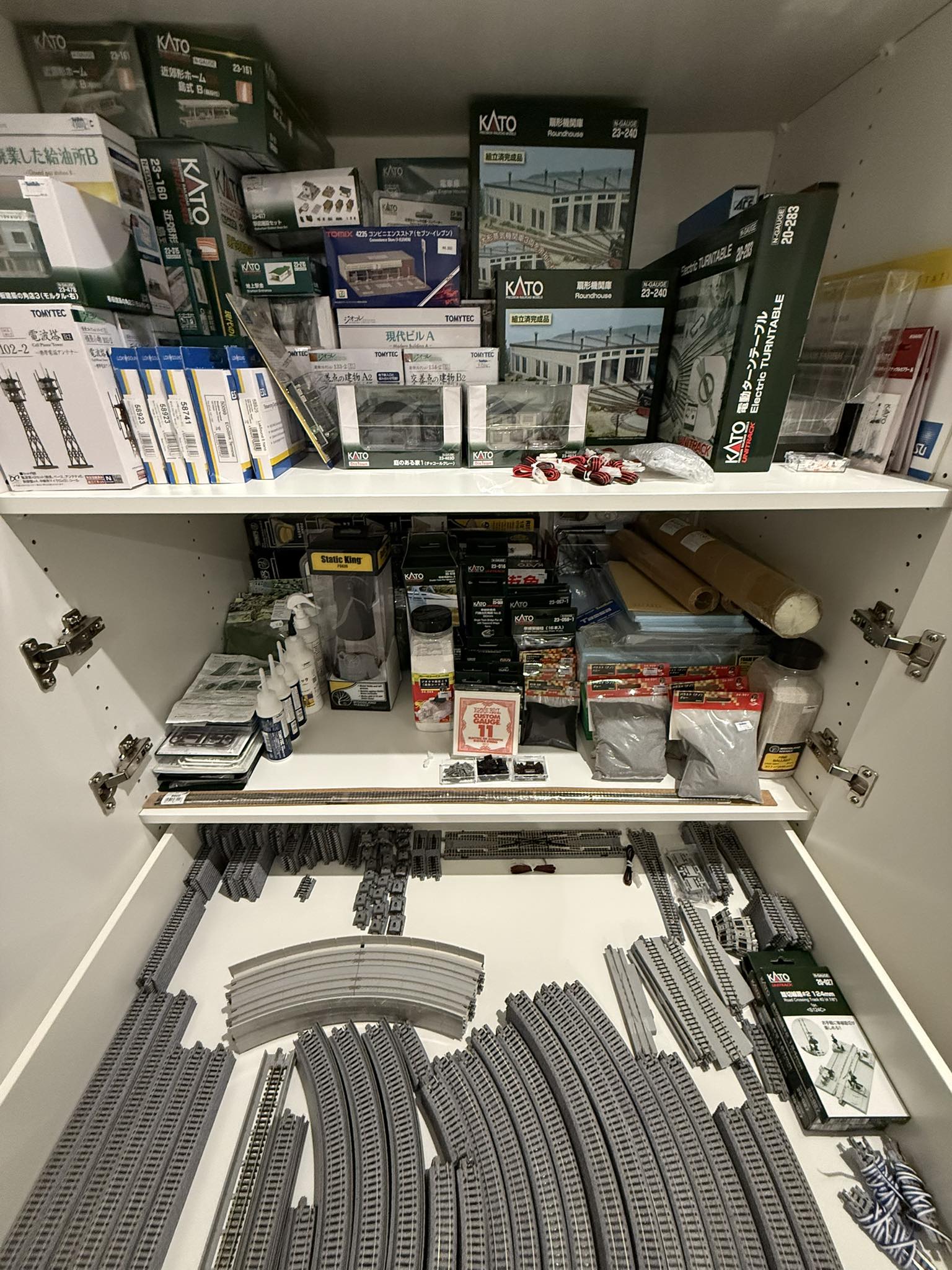 Stocking up for Kato Unitrack layout build