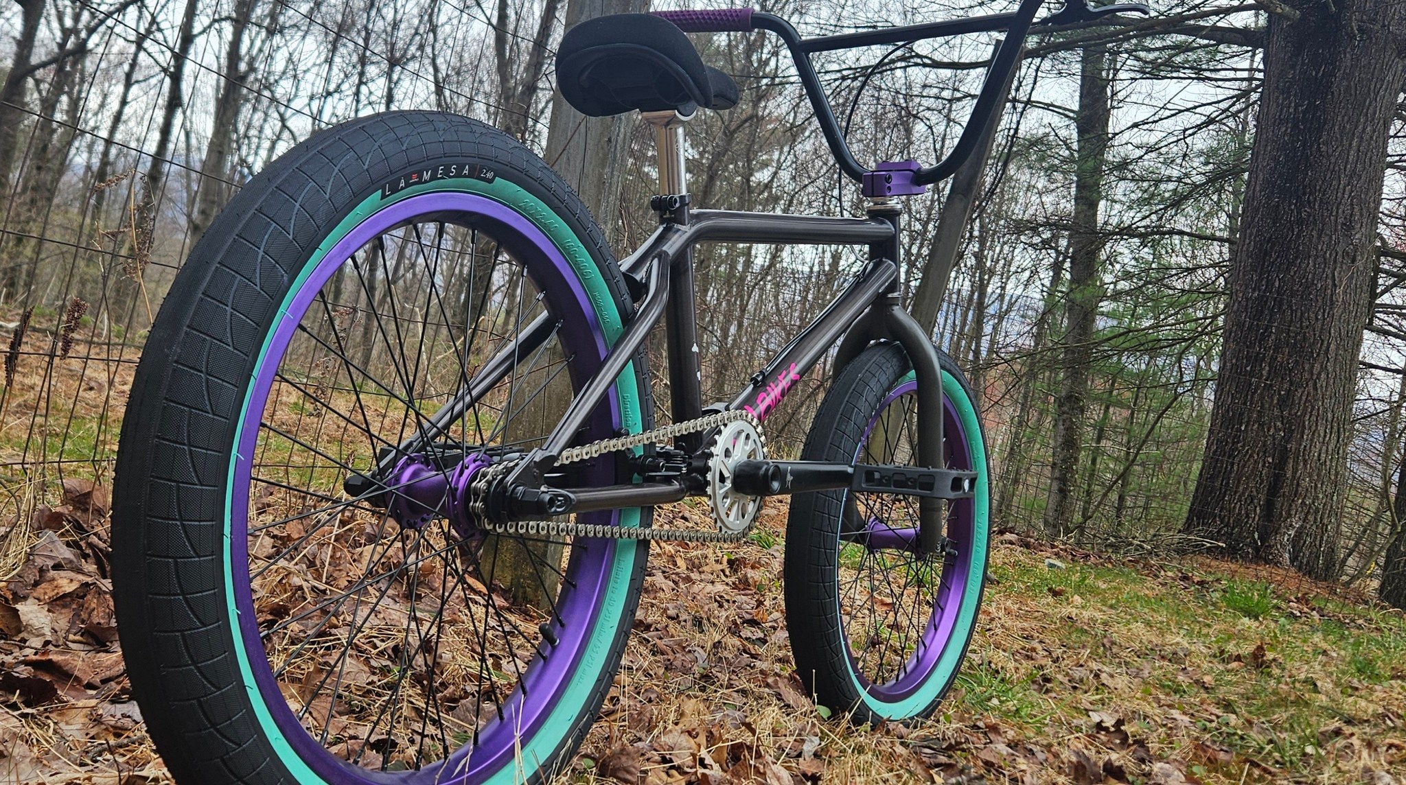 Rider switches to S&M L.A.M.F. bike for stability