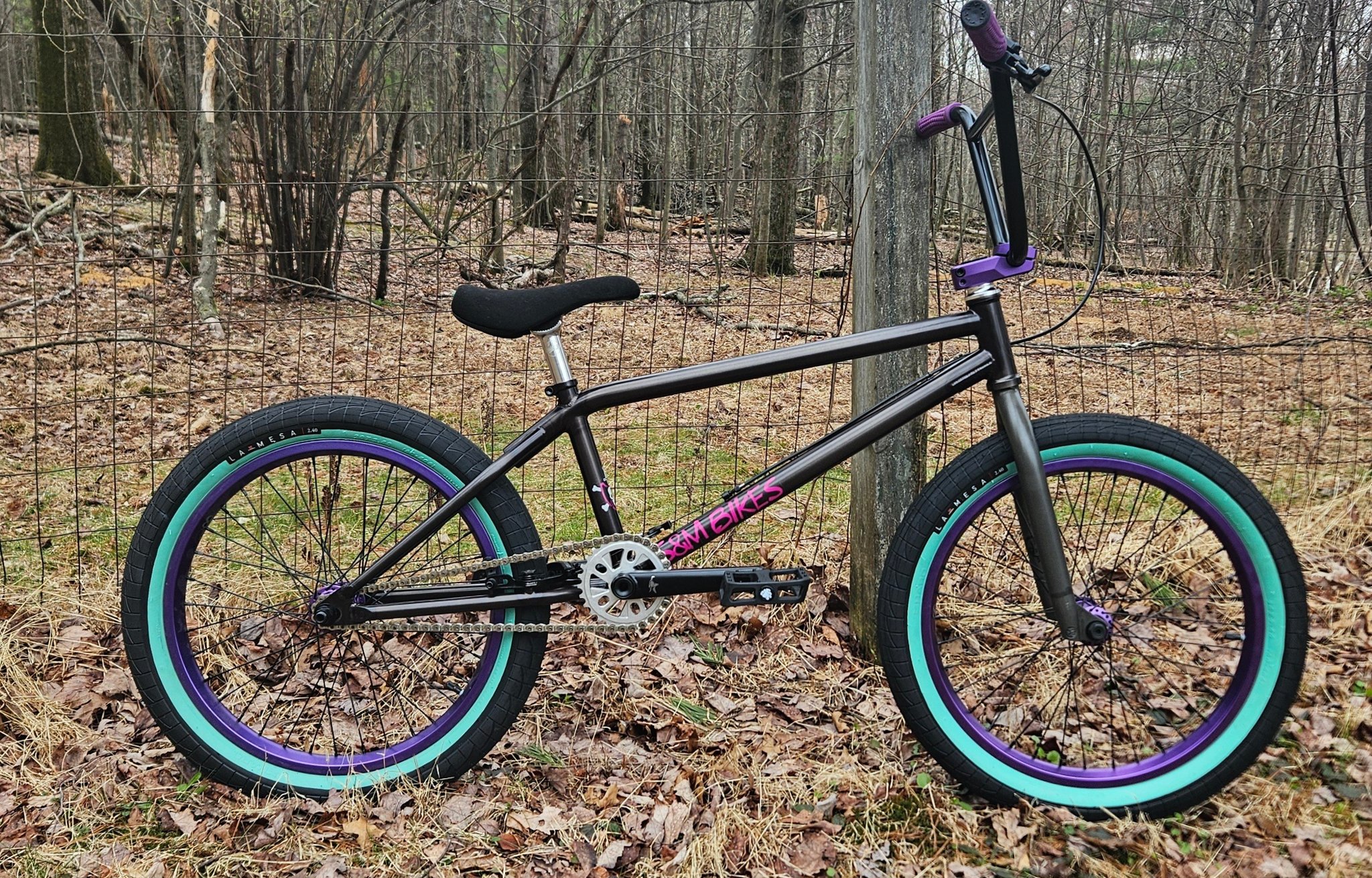 Rider switches to S&M L.A.M.F. bike for stability
