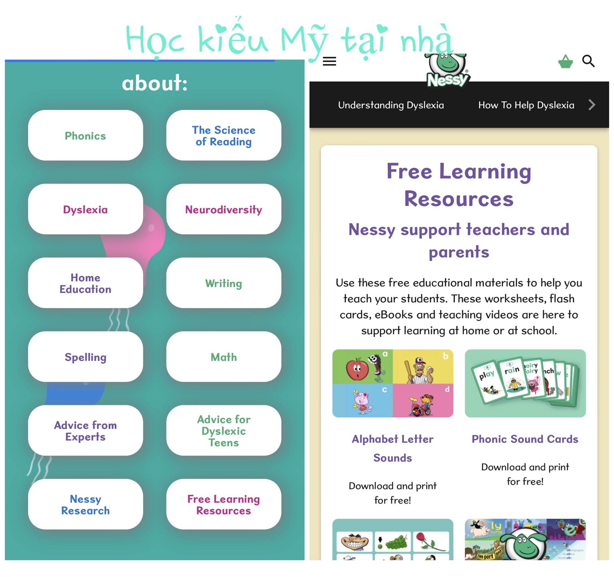 NESSY- TRANG WEB HAY DẠY READING, WRITING, & SPELLING | Facebook
