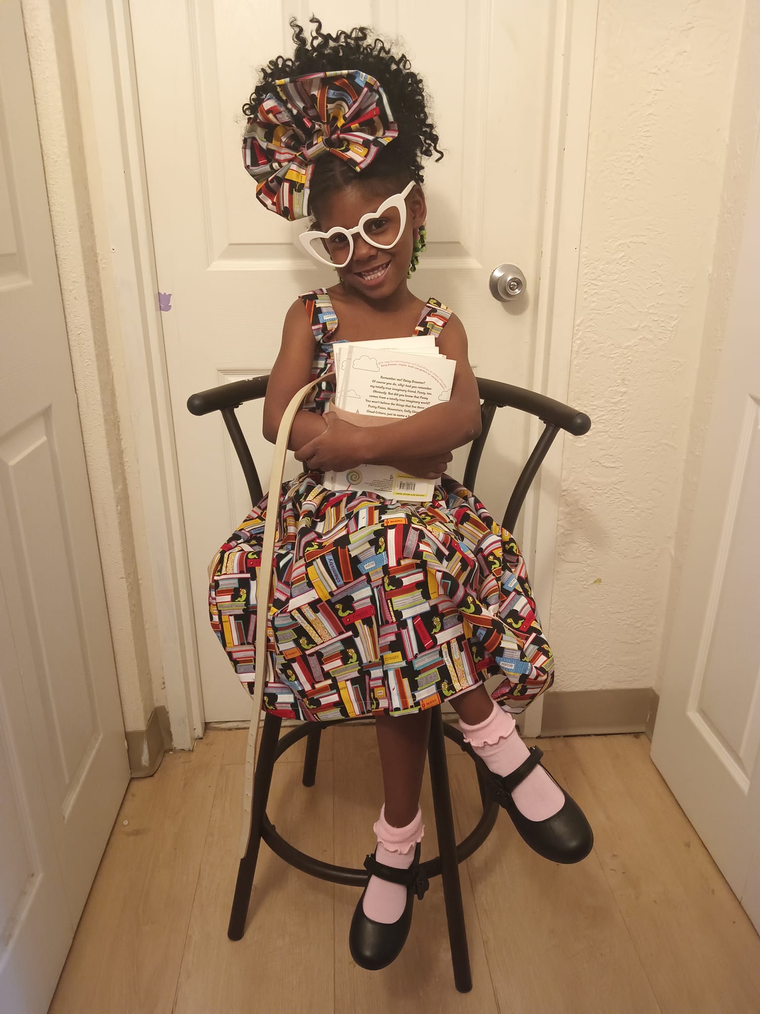 Toddler long gown for school graduation and lolo performance