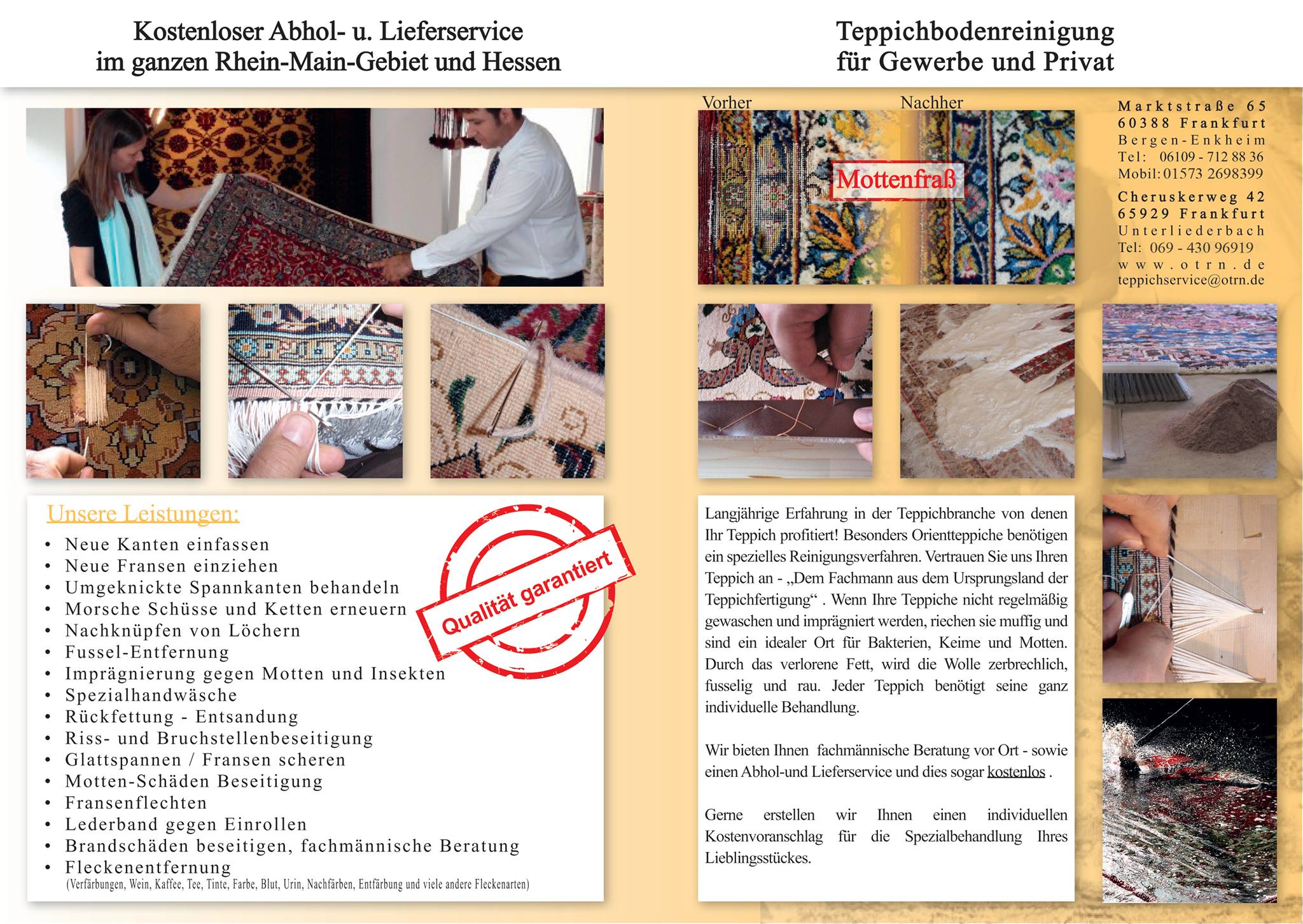 Nabi Bio Teppichreinigung Und Teppichreparatur Frankfurt