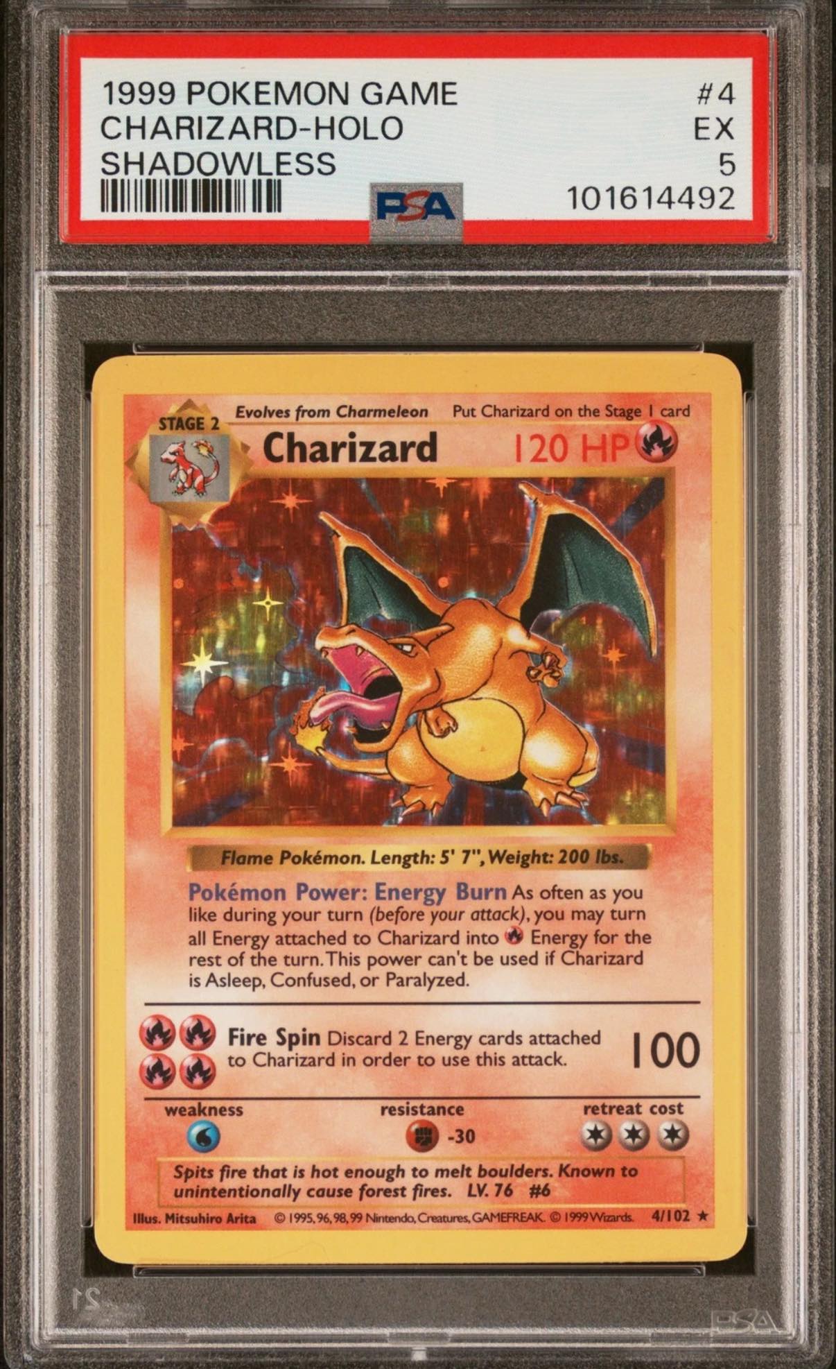 buy shadowless pokemon cards 35 Base Set Trading Card MARKET VALUE $207 proof acrylic case and featuring a striking image of the captivating character Pokemon Base Set 1st Edition