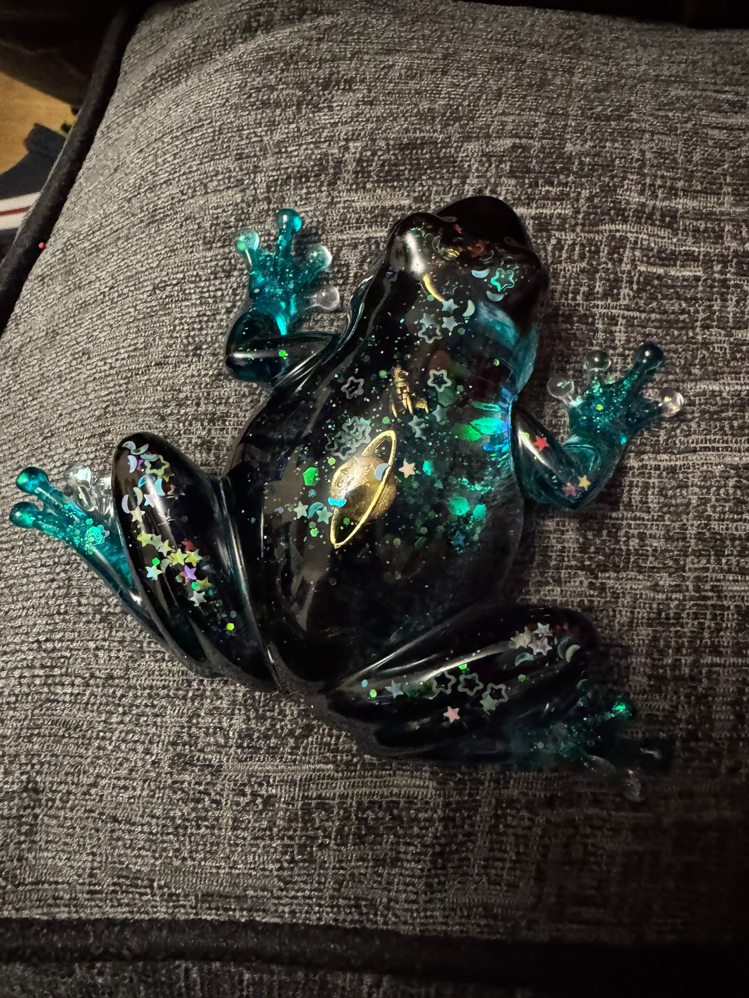 Resin cosmic toad Galaxy born April 2025