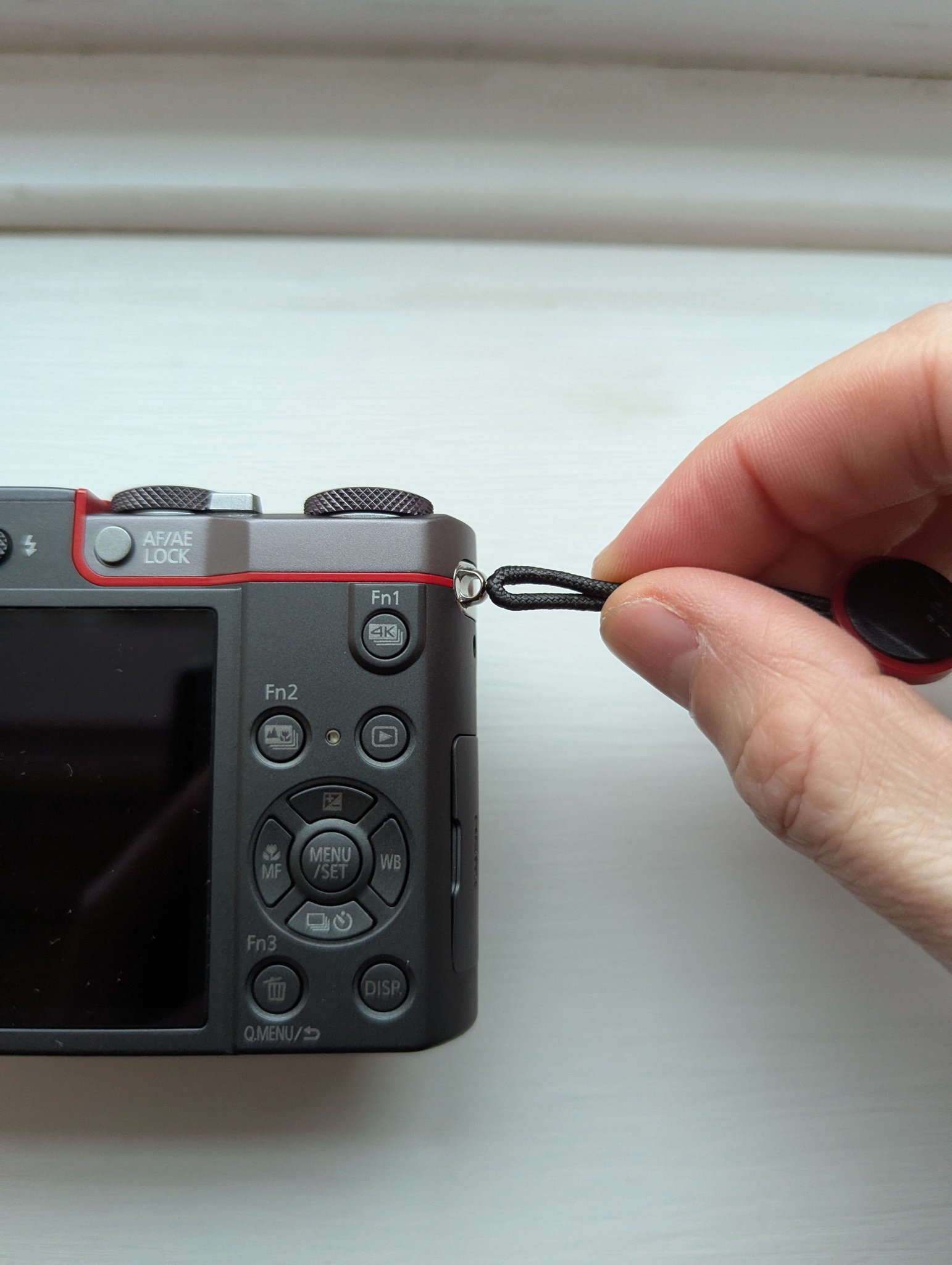 Those who are using a peak design cuff or leash on a TZ100, how 