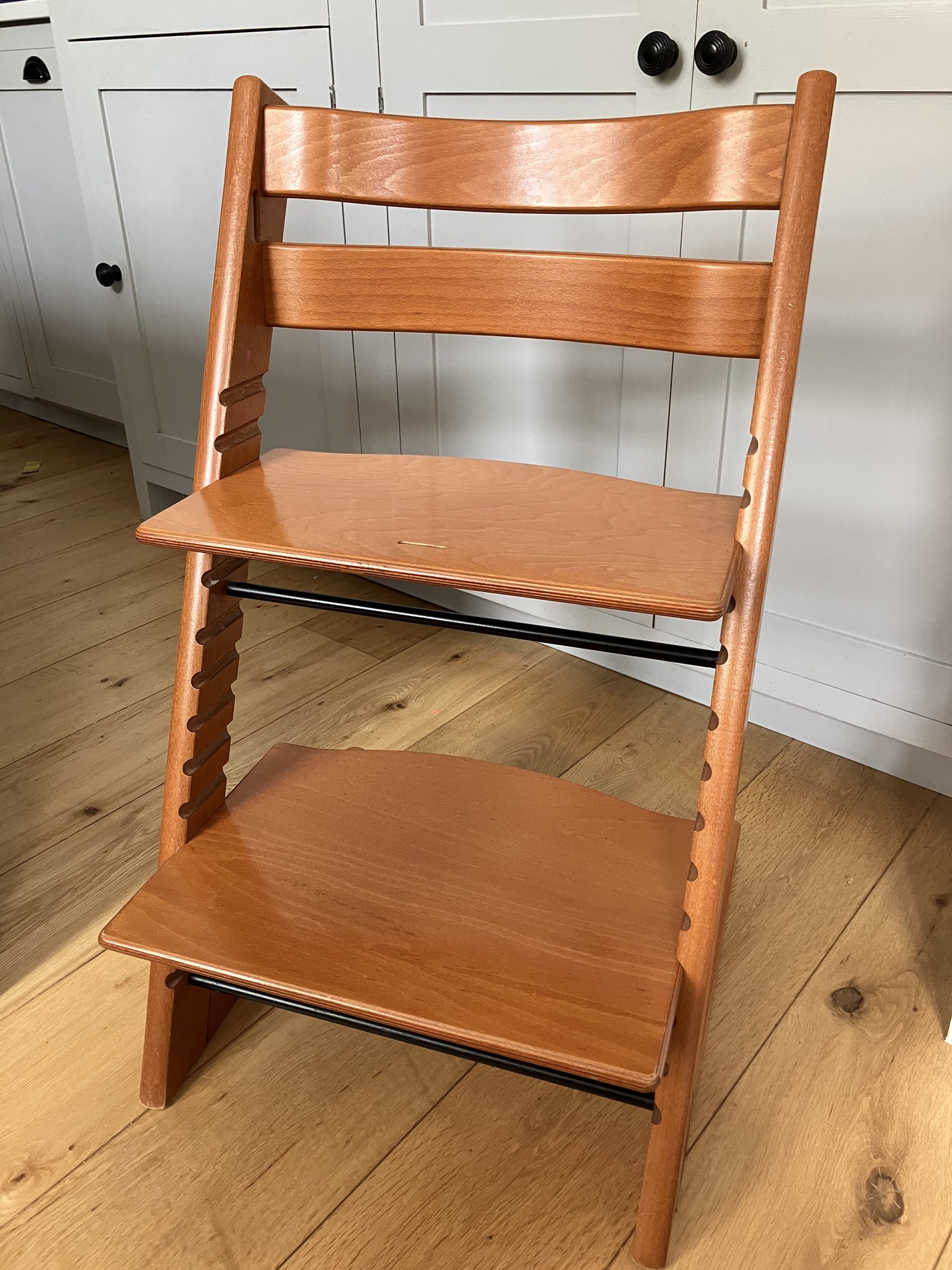 Stokke Tripp Trapp chair in cherry for sale