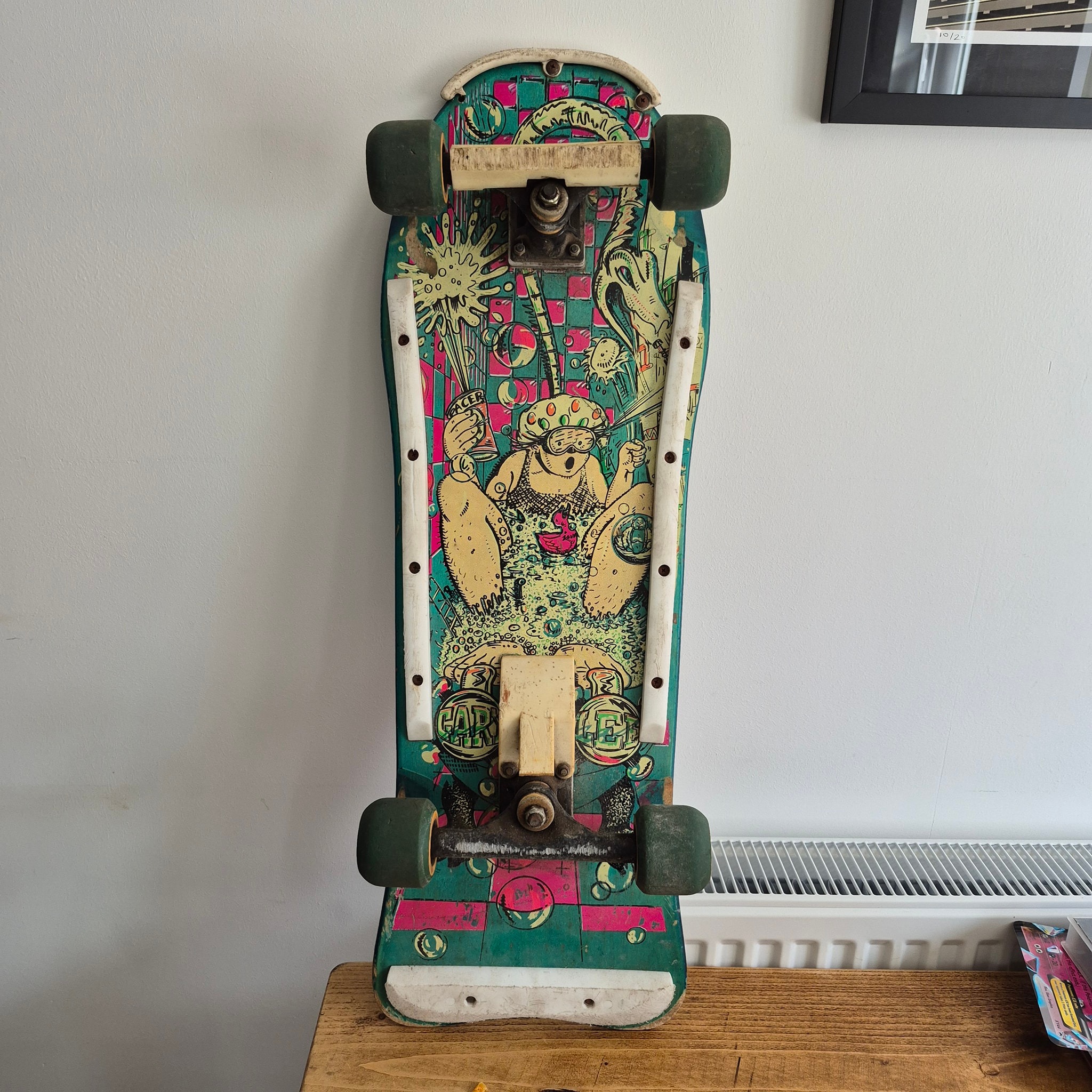 Vintage Skateboard Collector Finds Rare 80s Rolls Racer Spitter Board
