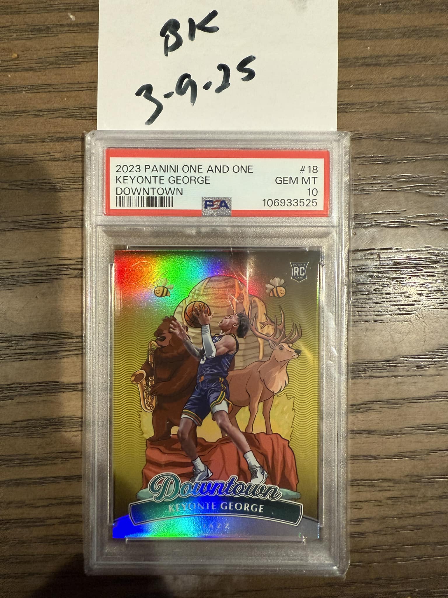 2024-25 Panini Select Keyonte George auto and Austin Reaves Prizm 