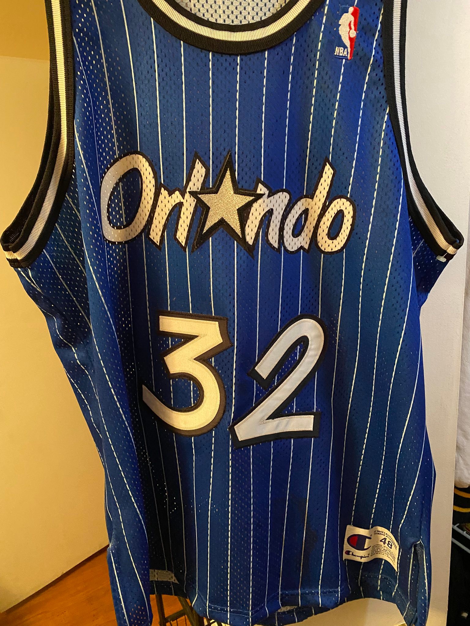The Authentic Orlando Magic Champion brand jerseys from the 94-95 