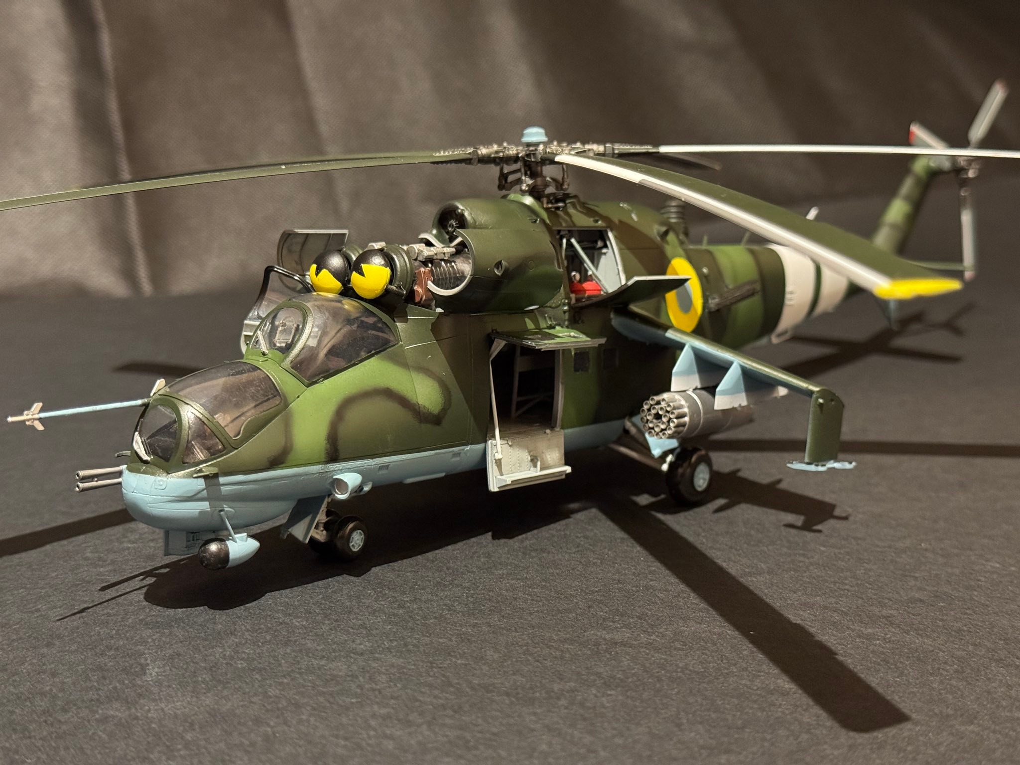 Zvezda 1/48 Mi-24P in Ukrainian 2024 colours