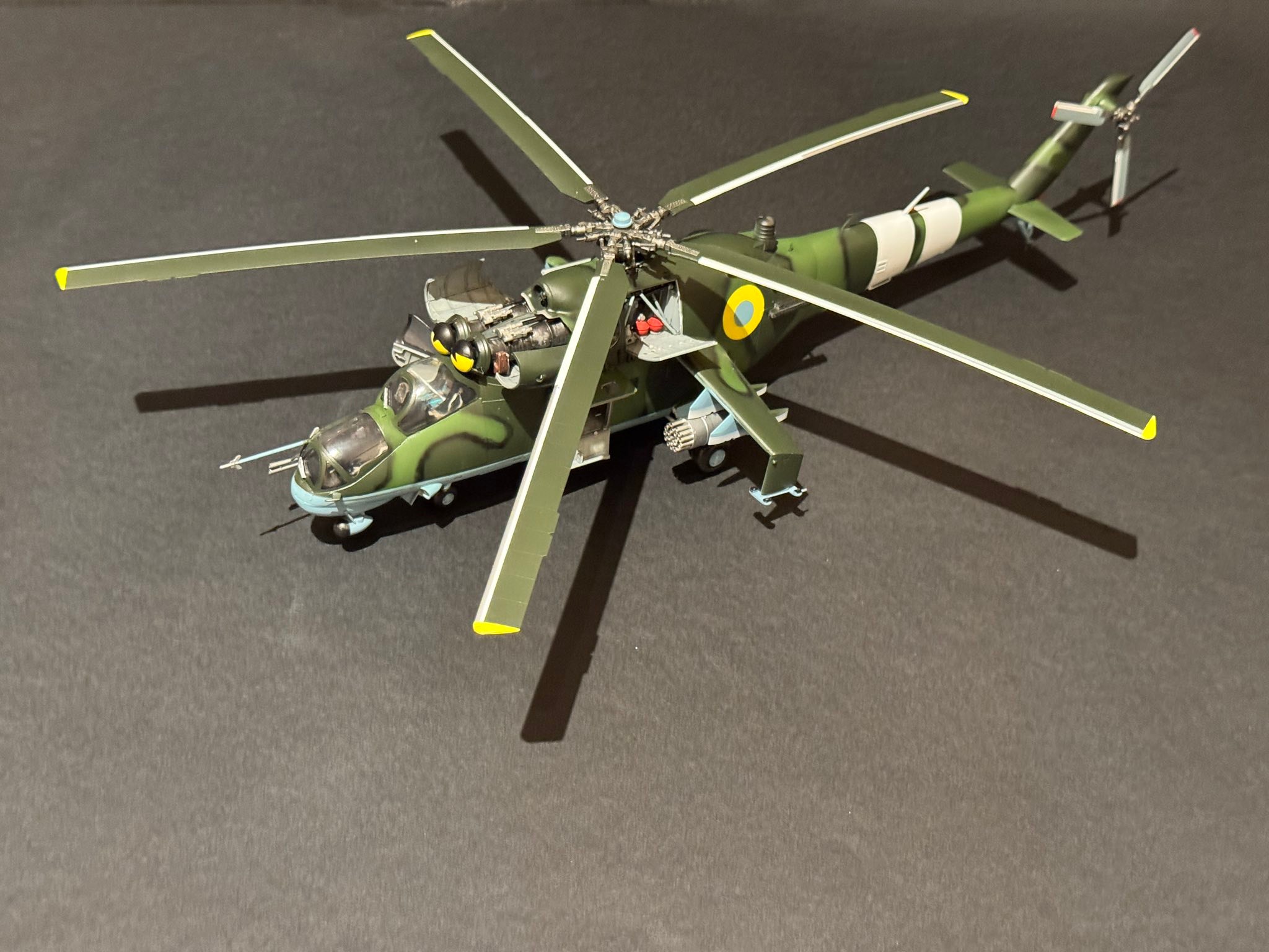 Zvezda 1/48 Mi-24P in Ukrainian 2024 colours