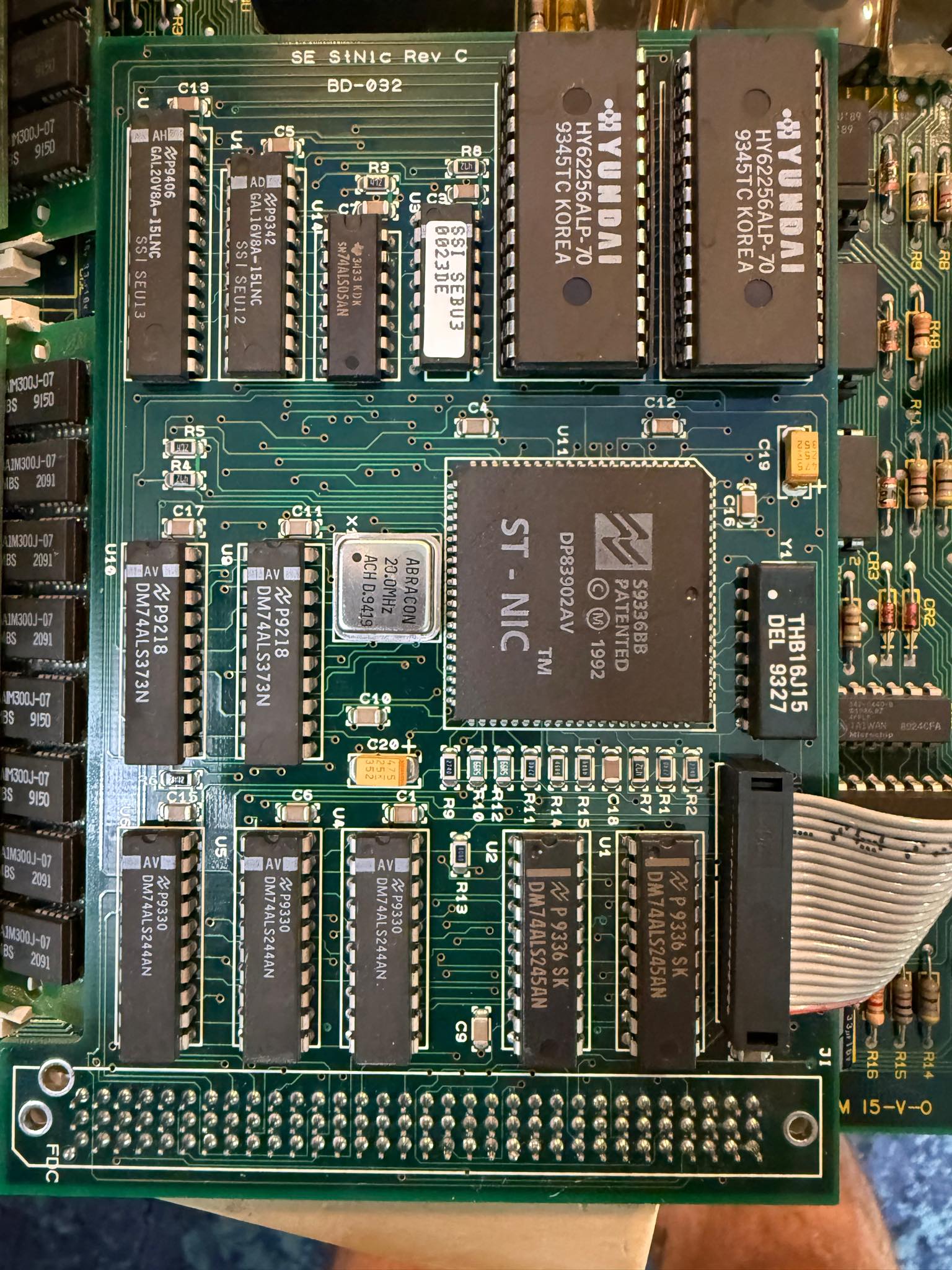 What is the Macintosh LC PDS Ethernet network card?