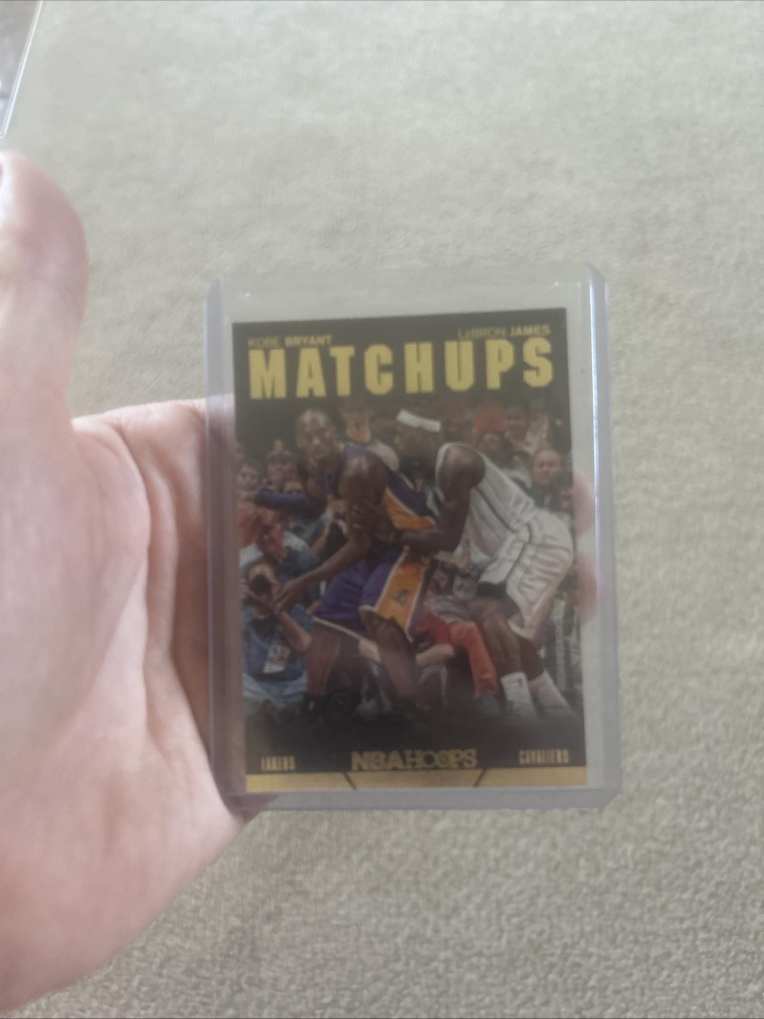 Here is another fav from my collection. Kobe Bryant “matchup 