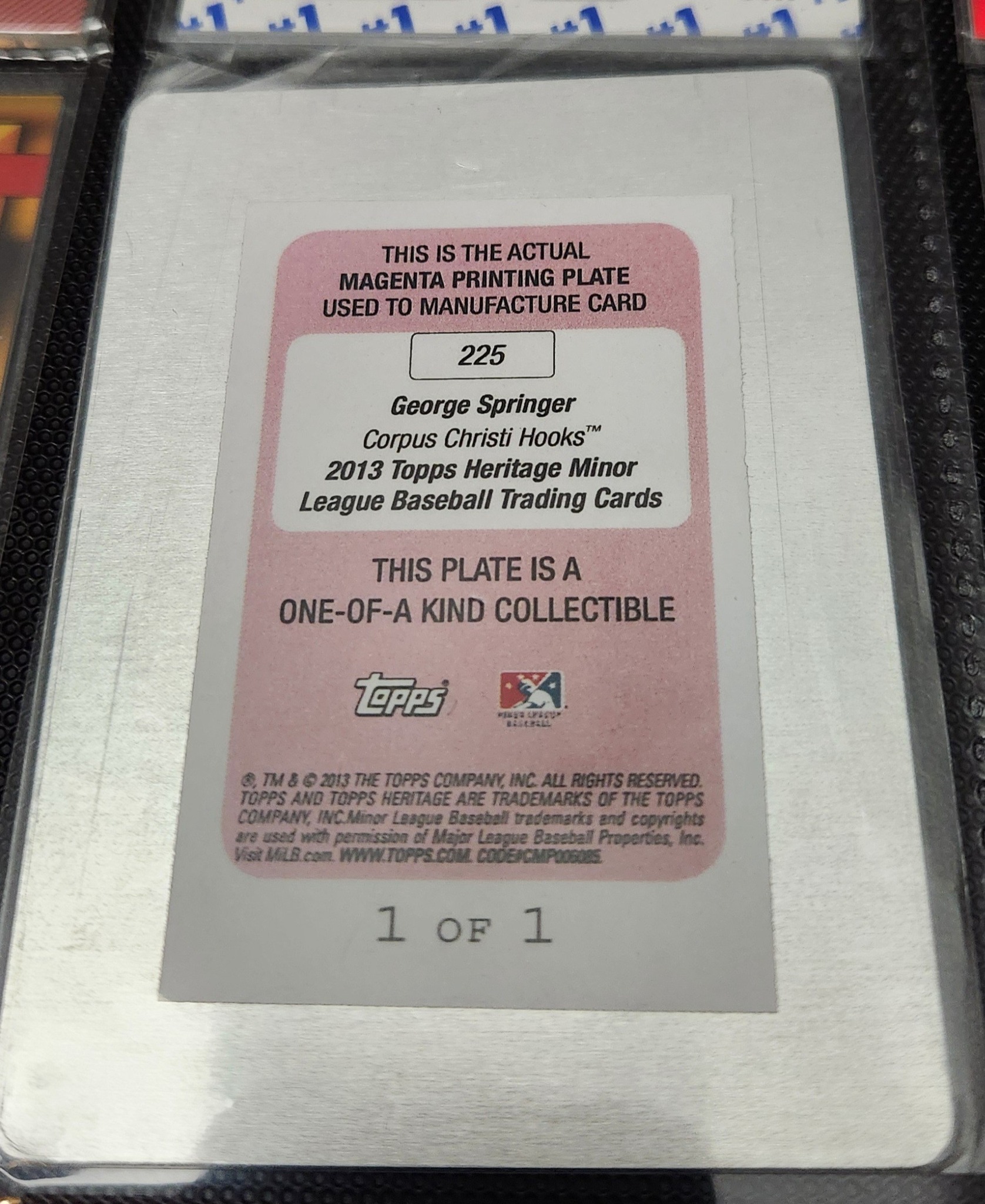 Some printing plate nonsense. Roy Halladay, George Springer and 
