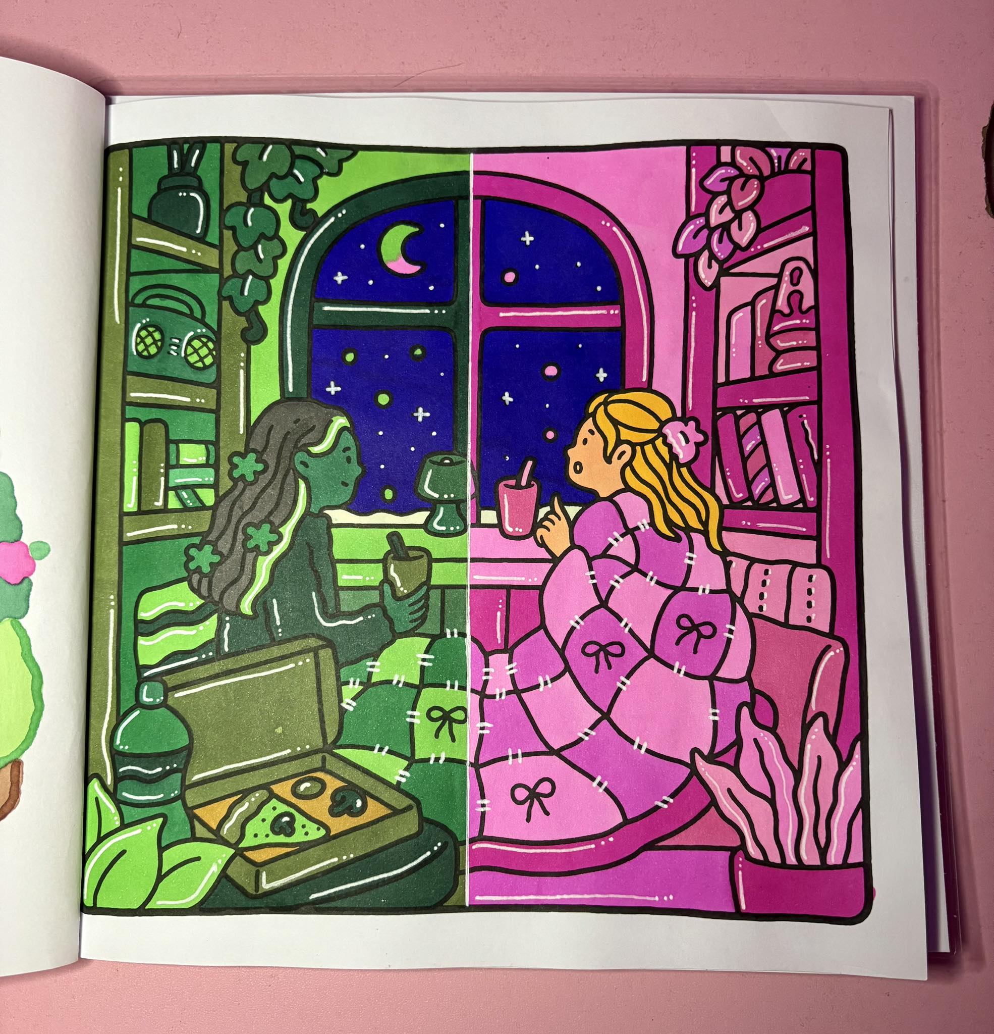 Adult coloring book inspired by Coco Wyo