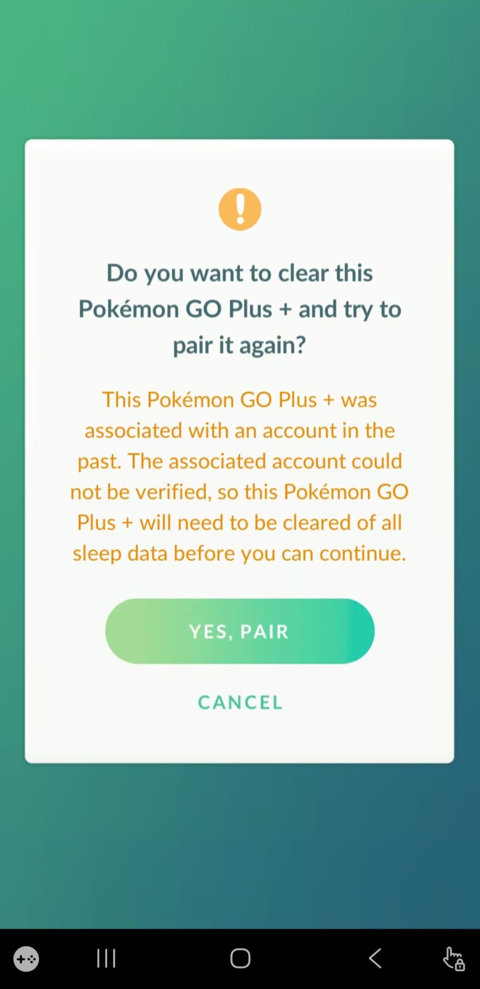 How to fix Go Plus+ pairing issue?