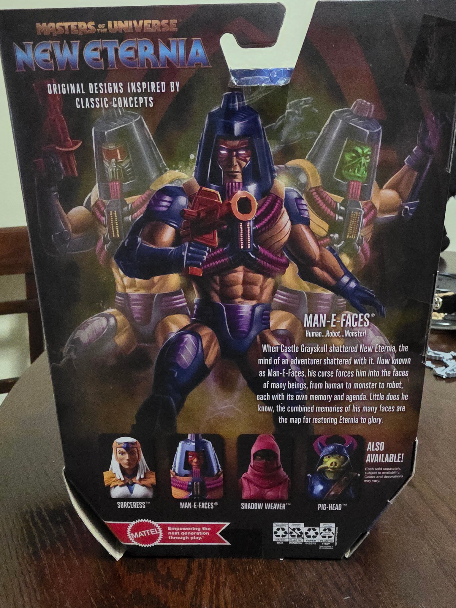 Masters of the universe Man-E-Faces figure review