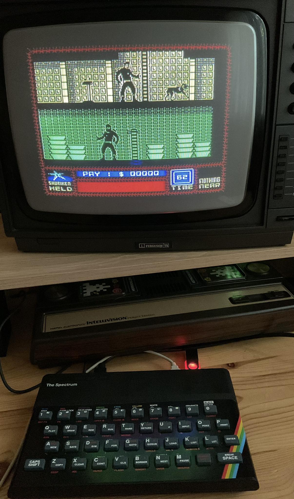 Zx spectrum games on crt via hdmi converter