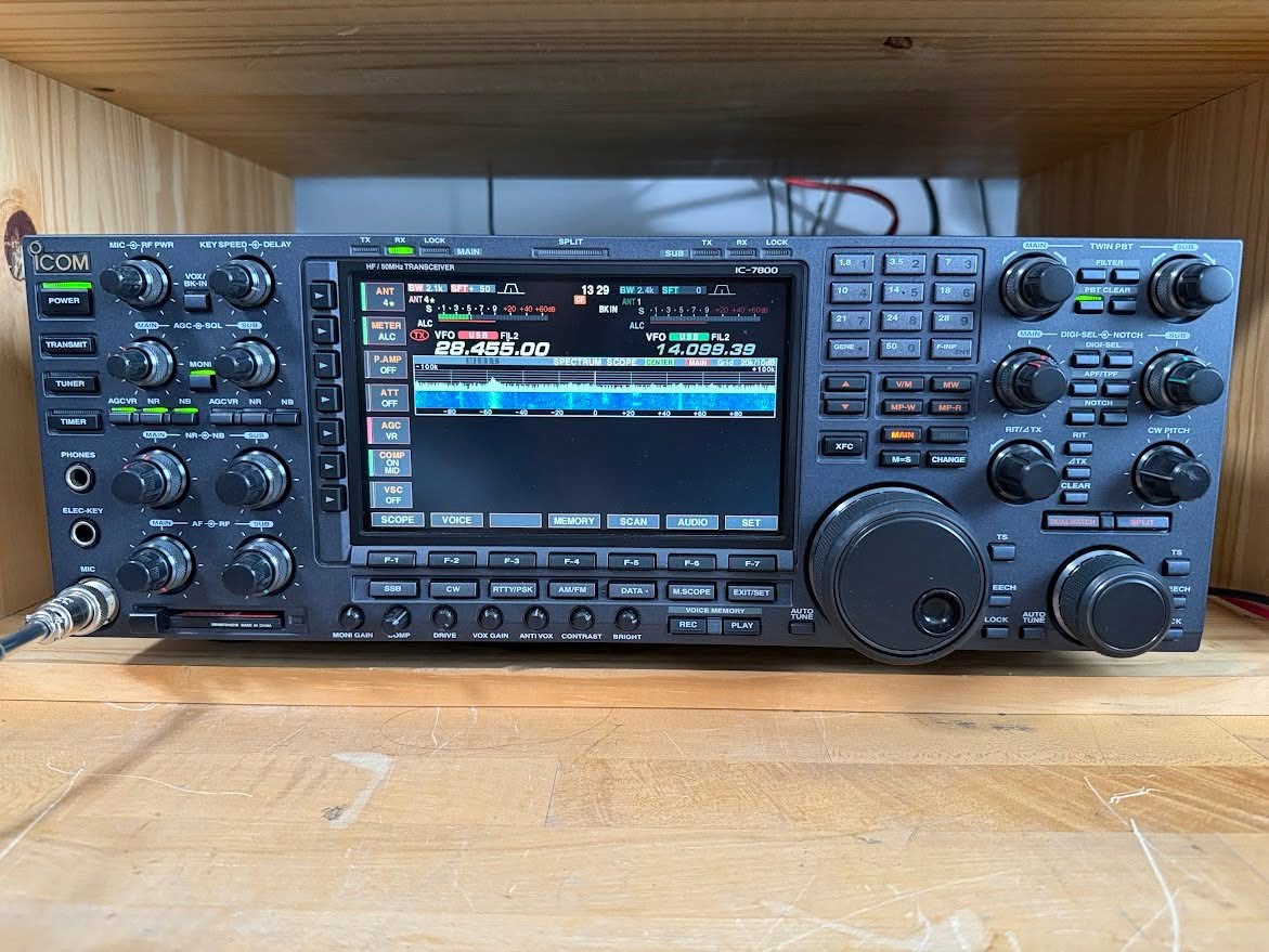 Good old Icom IC-780 !!! Working a treat, just needs some TLC