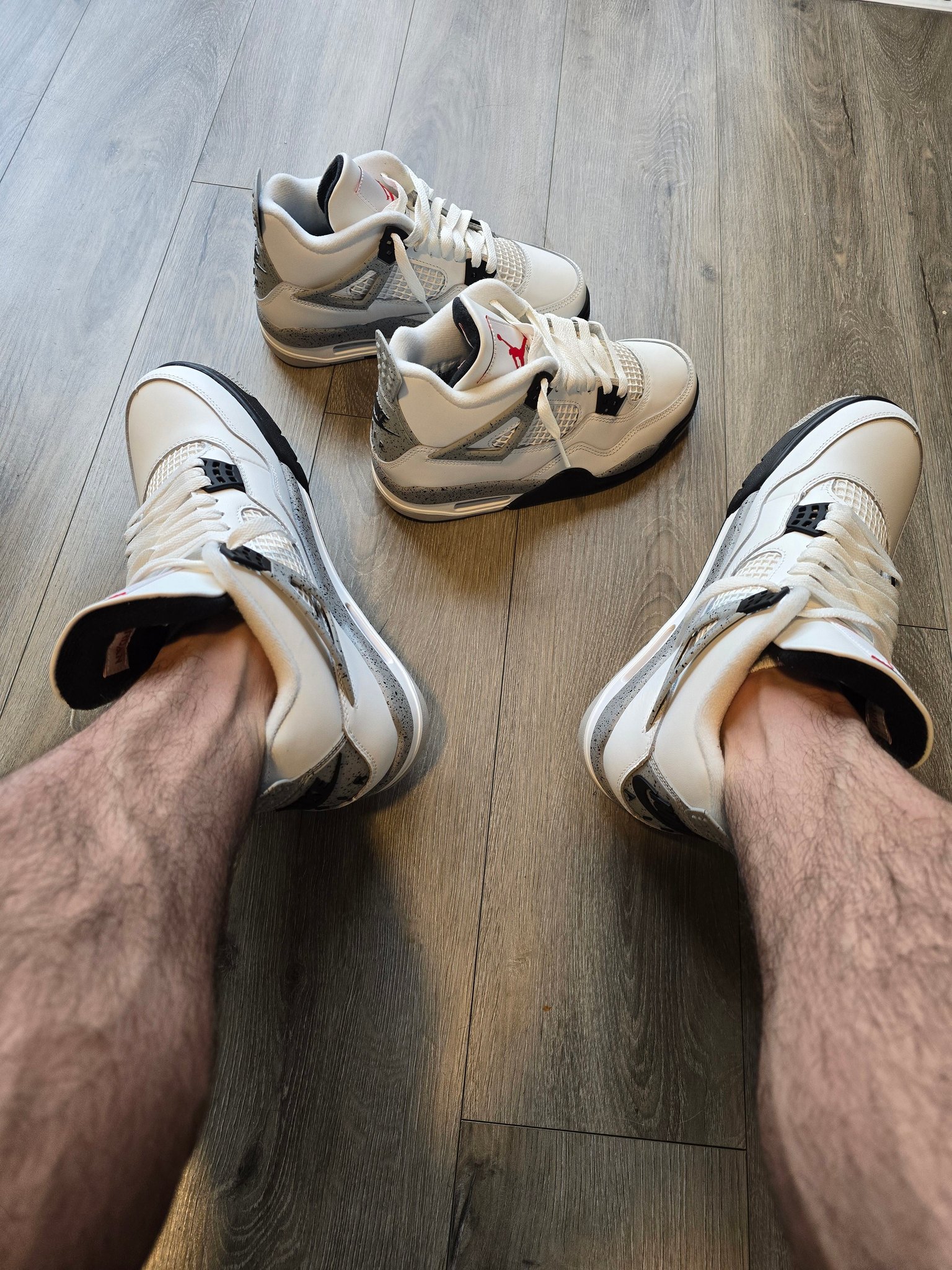 Jordan 4 white cement for today