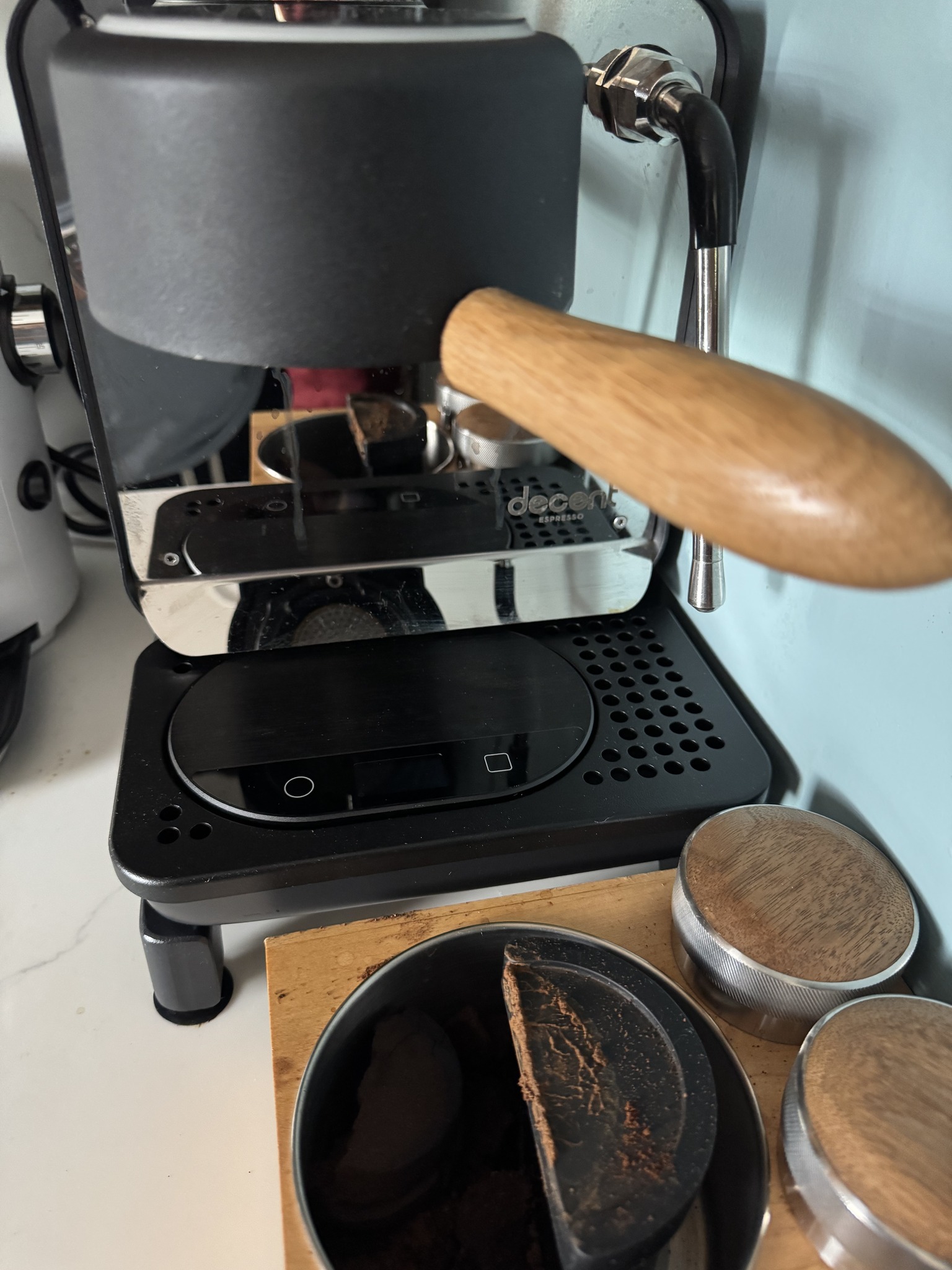 Decent espresso machine is a huge improvement