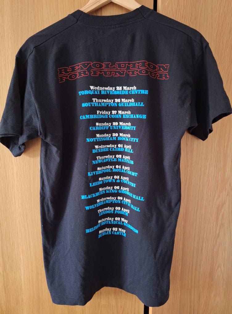 What's a fair price for a Kula Shaker 1999 Revolution tour t-shirt?