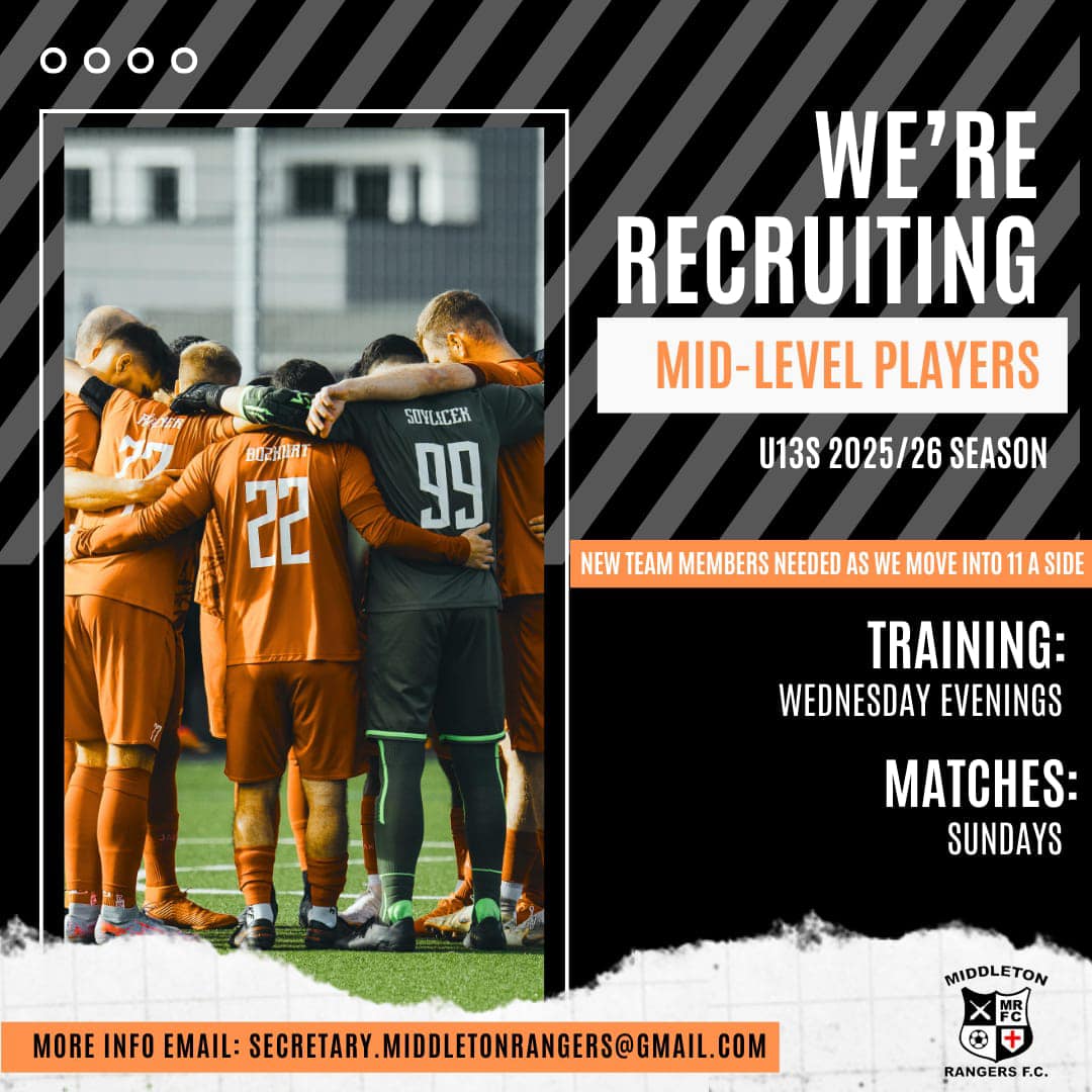 North East Grassroots Football | Middleton Rangers FC U13’s 2025/26 are ...
