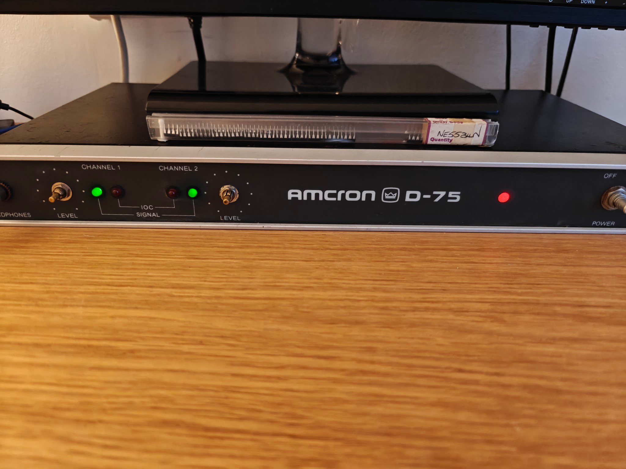 Fixing Crown D-75A amp thump on power down