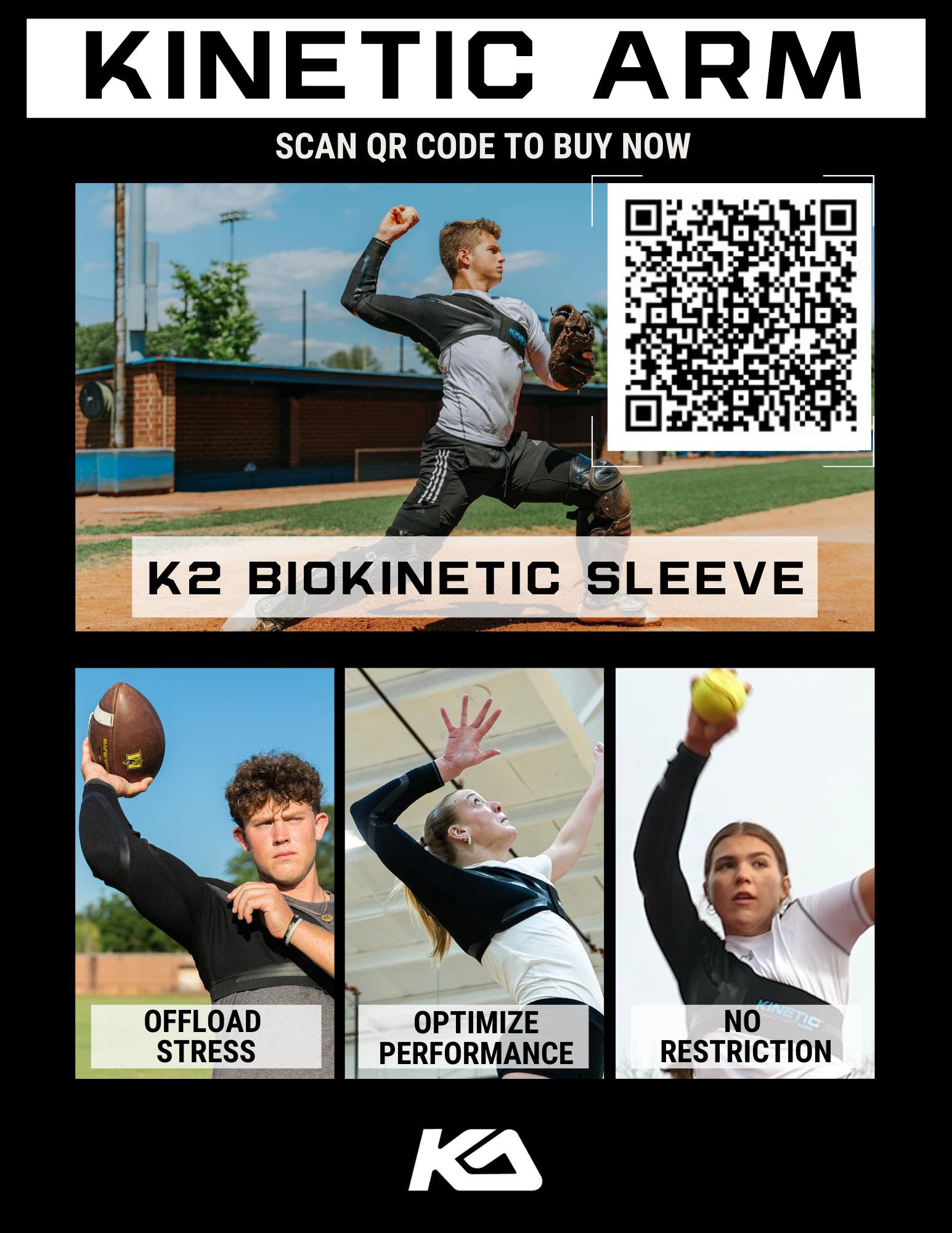 Kinetic Arm Deal for Travel Baseball Families with 10% Discount