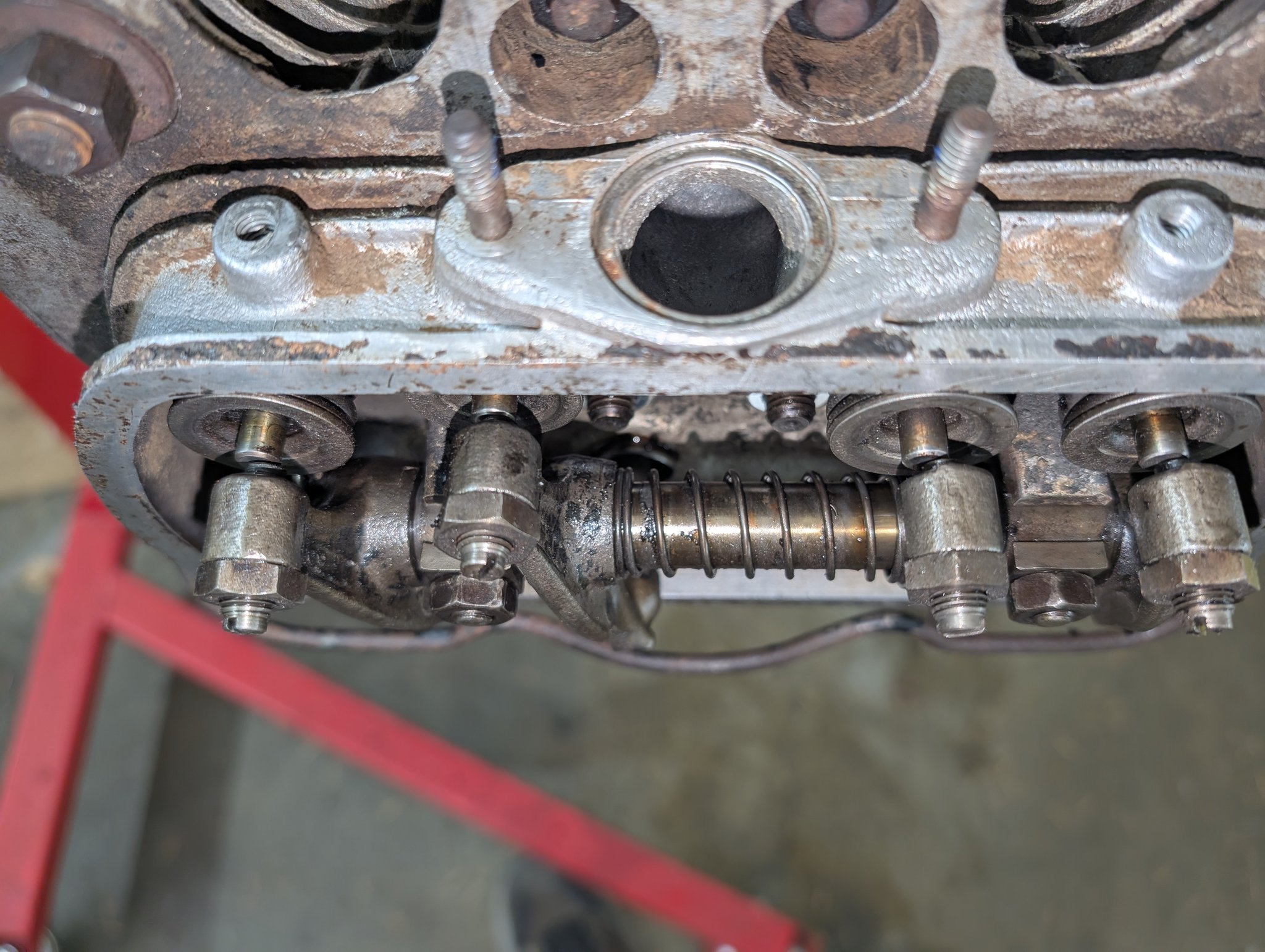 36hp valve adjustment mistake at 7-1/2 degree timing mark