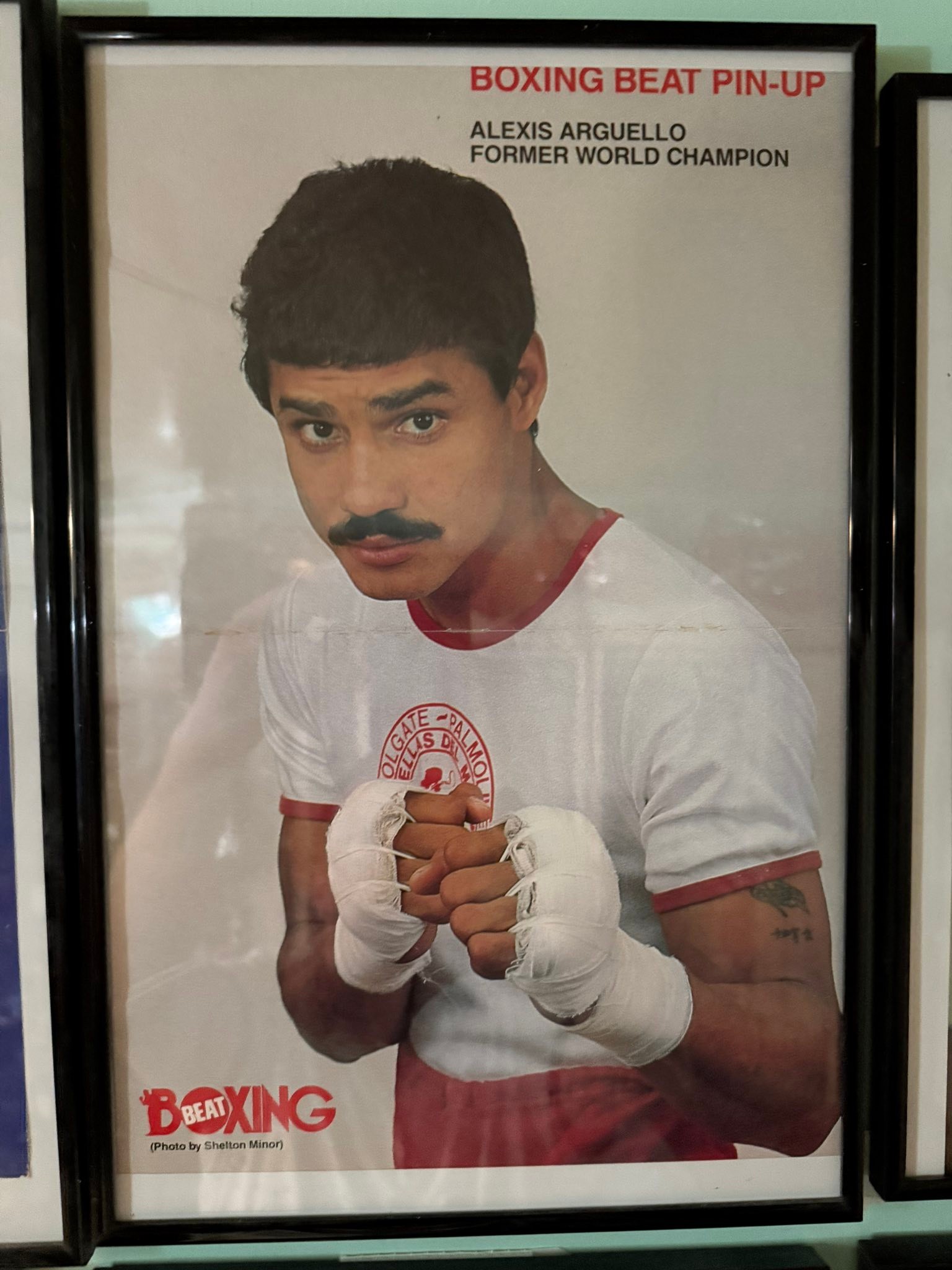 Some Alexis Arguello magazine posters. BOXING BEAT PIN-UP