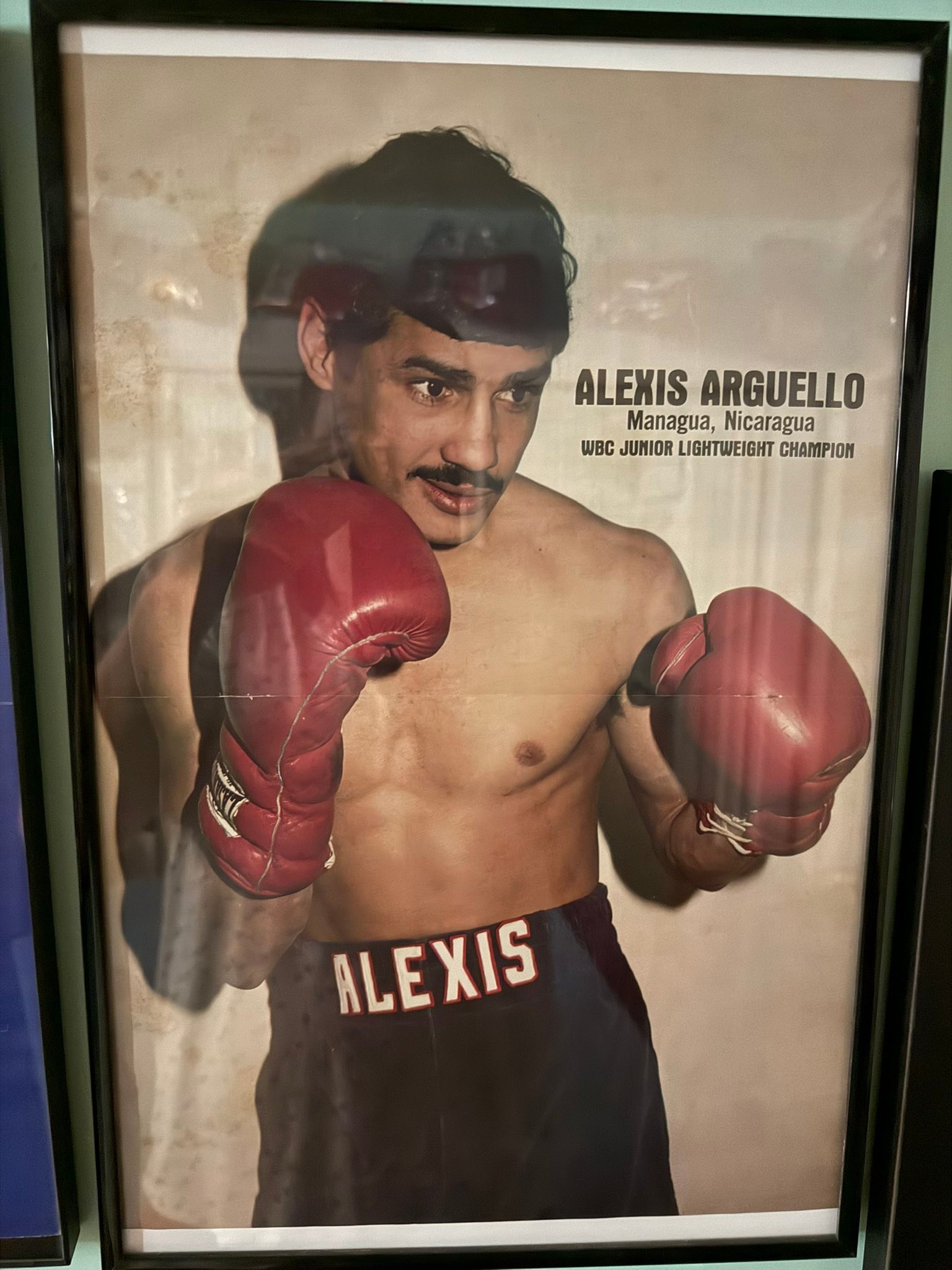 Some Alexis Arguello magazine posters. BOXING BEAT PIN-UP