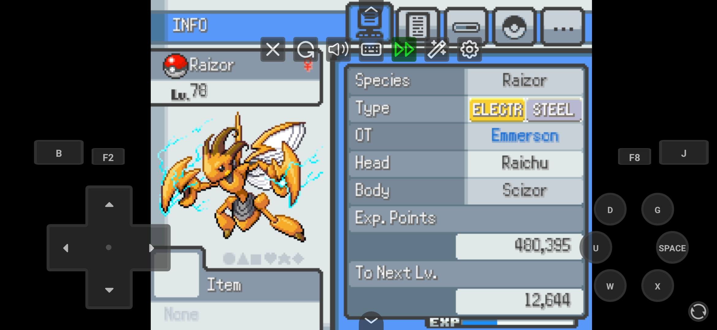 I'm up to sylph co, my current team, infinite fusions
