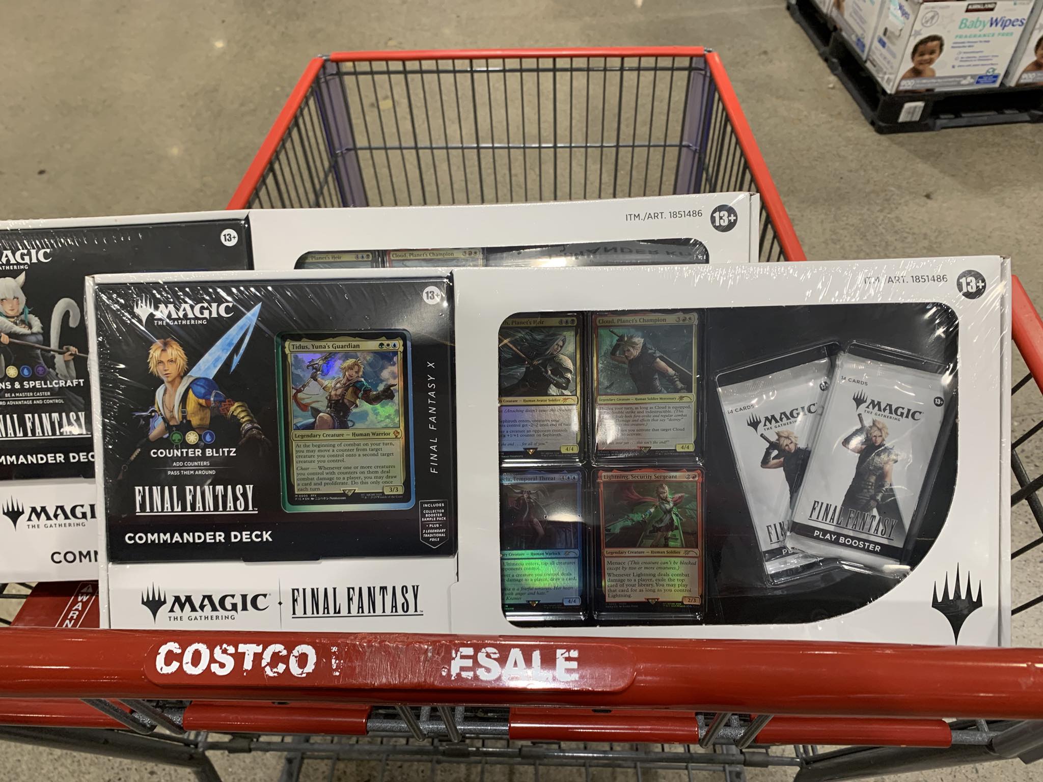 costco final fantasy mtg Magic The Gathering CommanderKit Counter Blitz Bu  The Toys Squad and even visit favorite locations on the back of a Chocobo MTG Cards at Costco for
