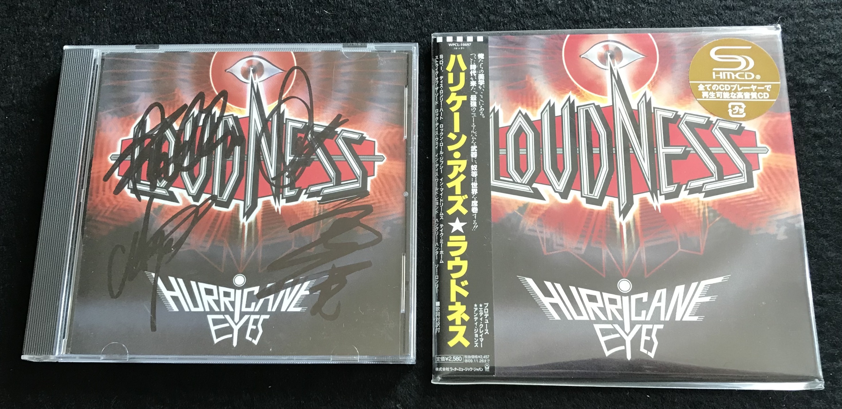 Loudness' album Hurricane Eyes released in 1987