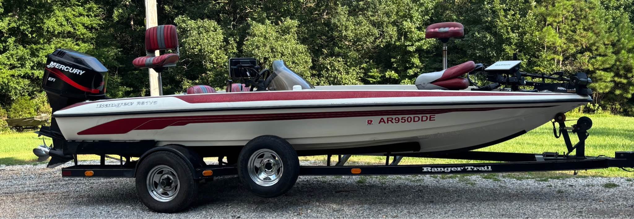 Ranger Bass Boat with 200L EFI Mercury Motor