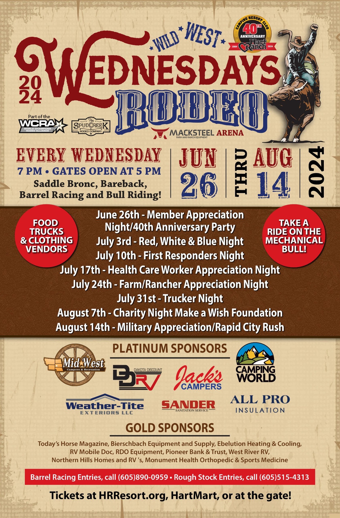 Wild West Wednesdays / Hart Ranch Rodeo Series | Rapid City SD
