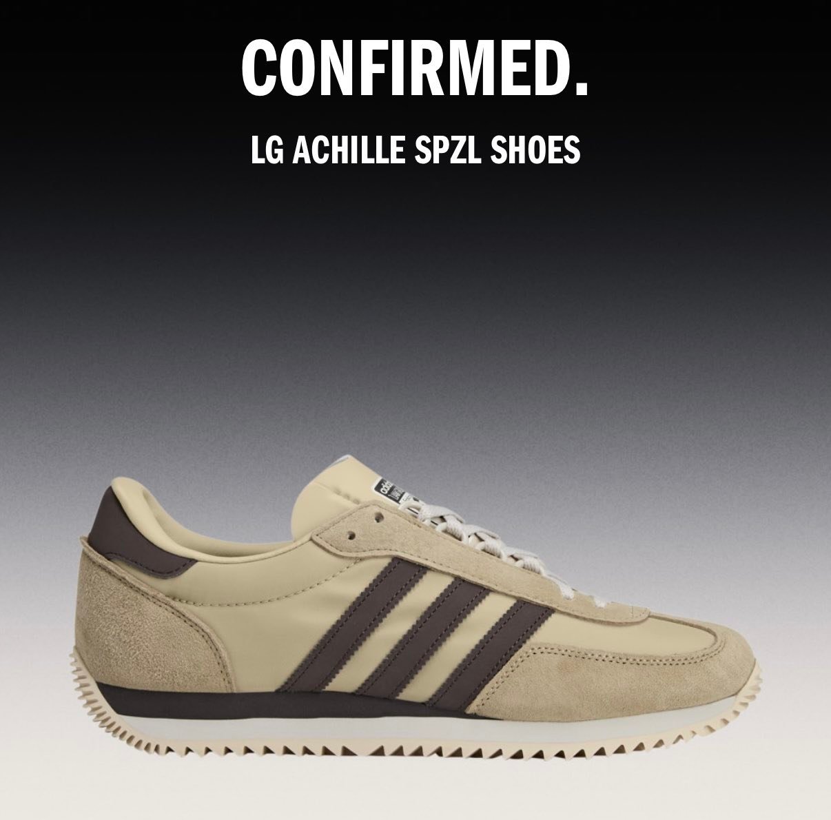 Adidas lottery confirmation for LG Achille SPZL shoes