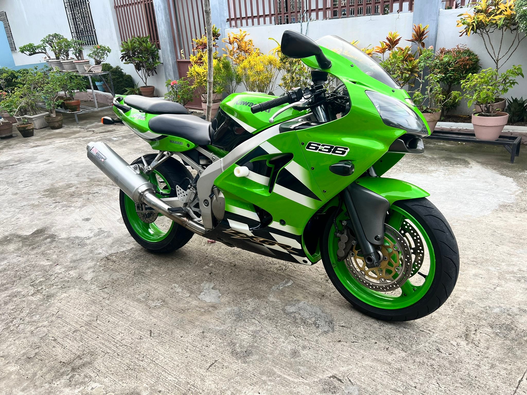 My Dad's zx6r preserved timeless beauty