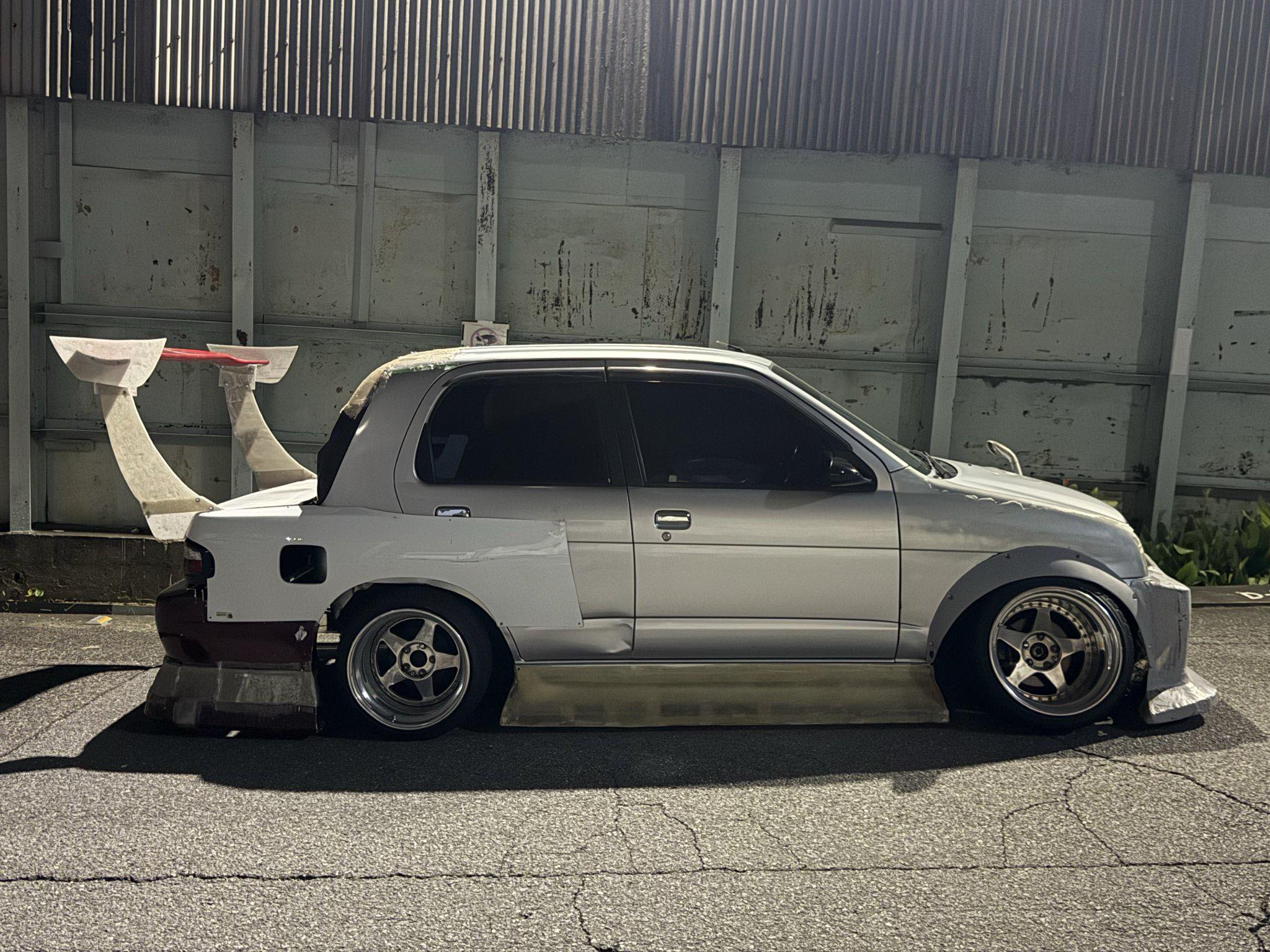 Daihatsu terios with s13 rear swap