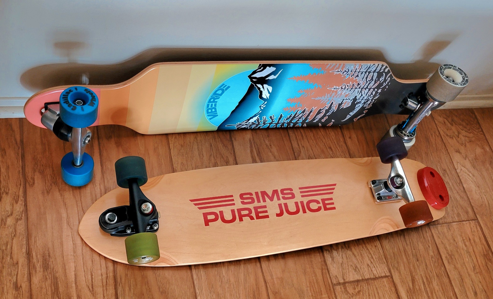 Land surfing with Carver C7 and Exkate torsion trucks